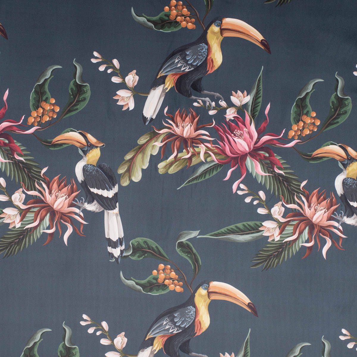 SCHÖNER LEBEN. Stoff Samtstoff Meterware Dekostoff Velvet Digitaldruck multicolor 150cm, pflegeleicht,Digitaldruck