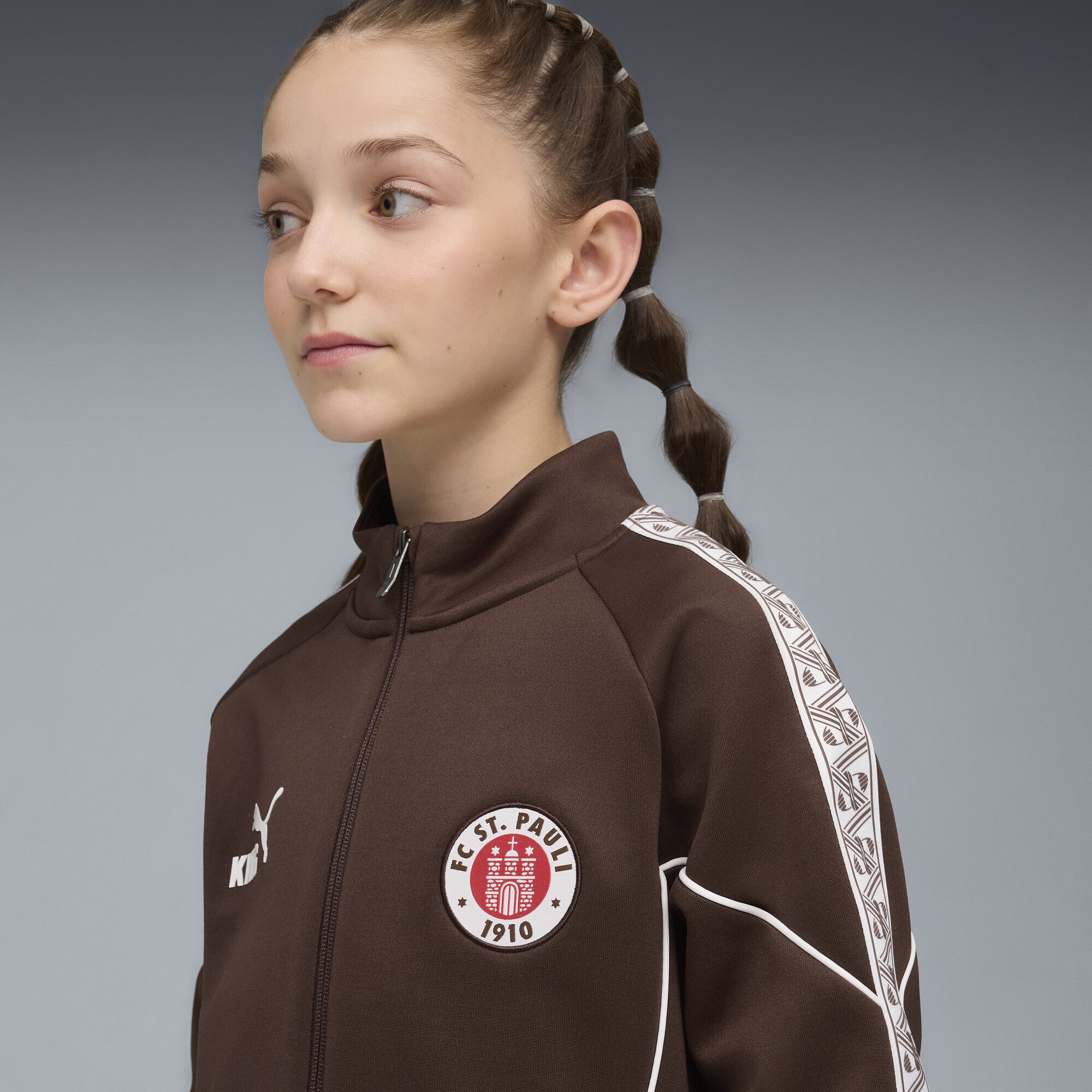 PUMA Sweatjacke FC St. Pauli KING Anthem Jacke Jugendliche