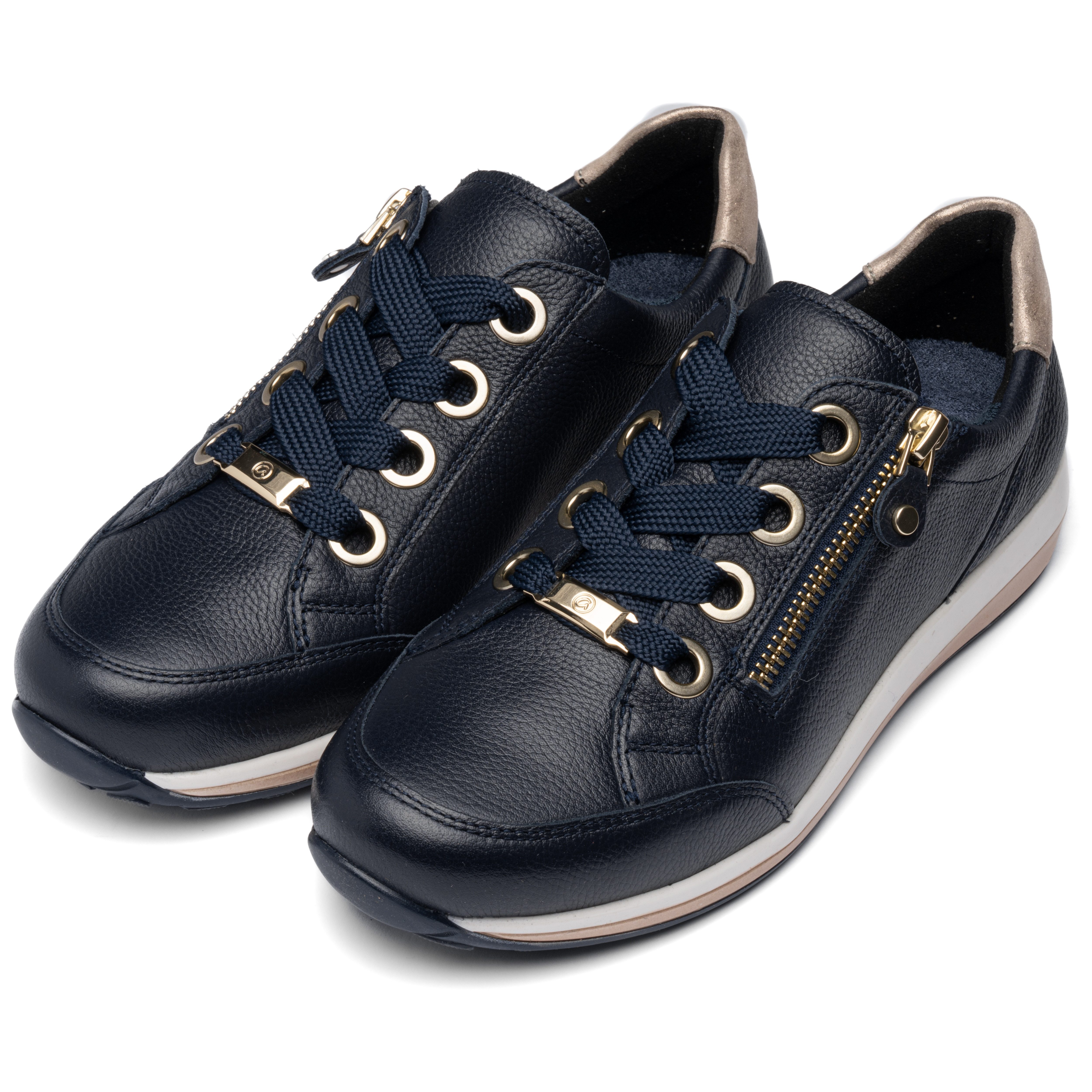 Ara OSAKA Keilsneaker, Freizeitschuh, Halbschuh, Schnürer in Komfortweite H (sehr weit)