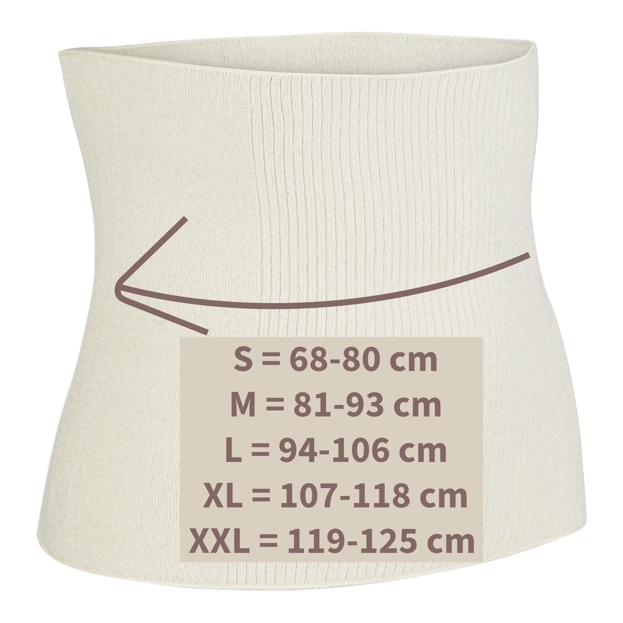 moser (R) Rückenbandage Merino Lammwolle Nierenwärmer unisex