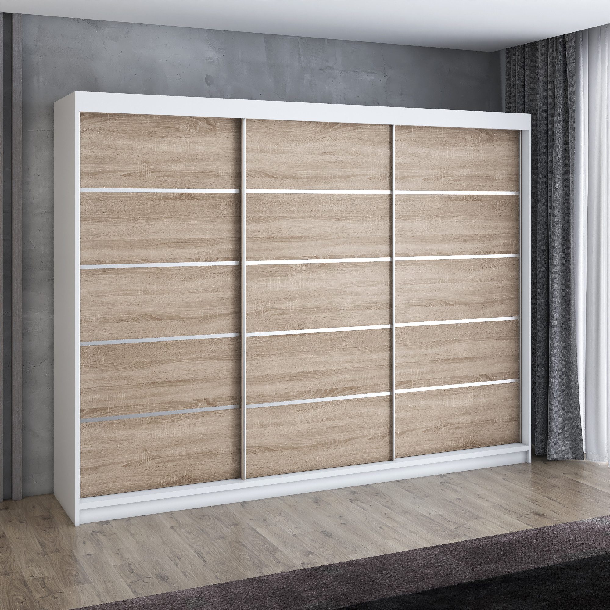 A&J MöbelLand GmbH Schwebetürenschrank STIM 200CM, günstig online kaufen