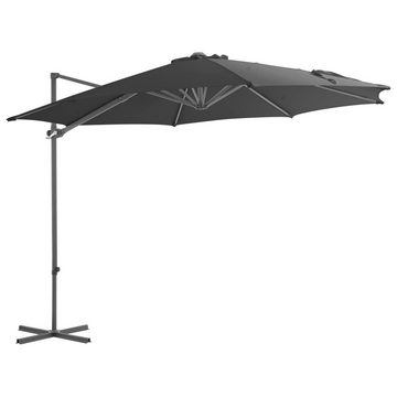furnicato Sonnenschirm mit Schirmständer Anthrazit