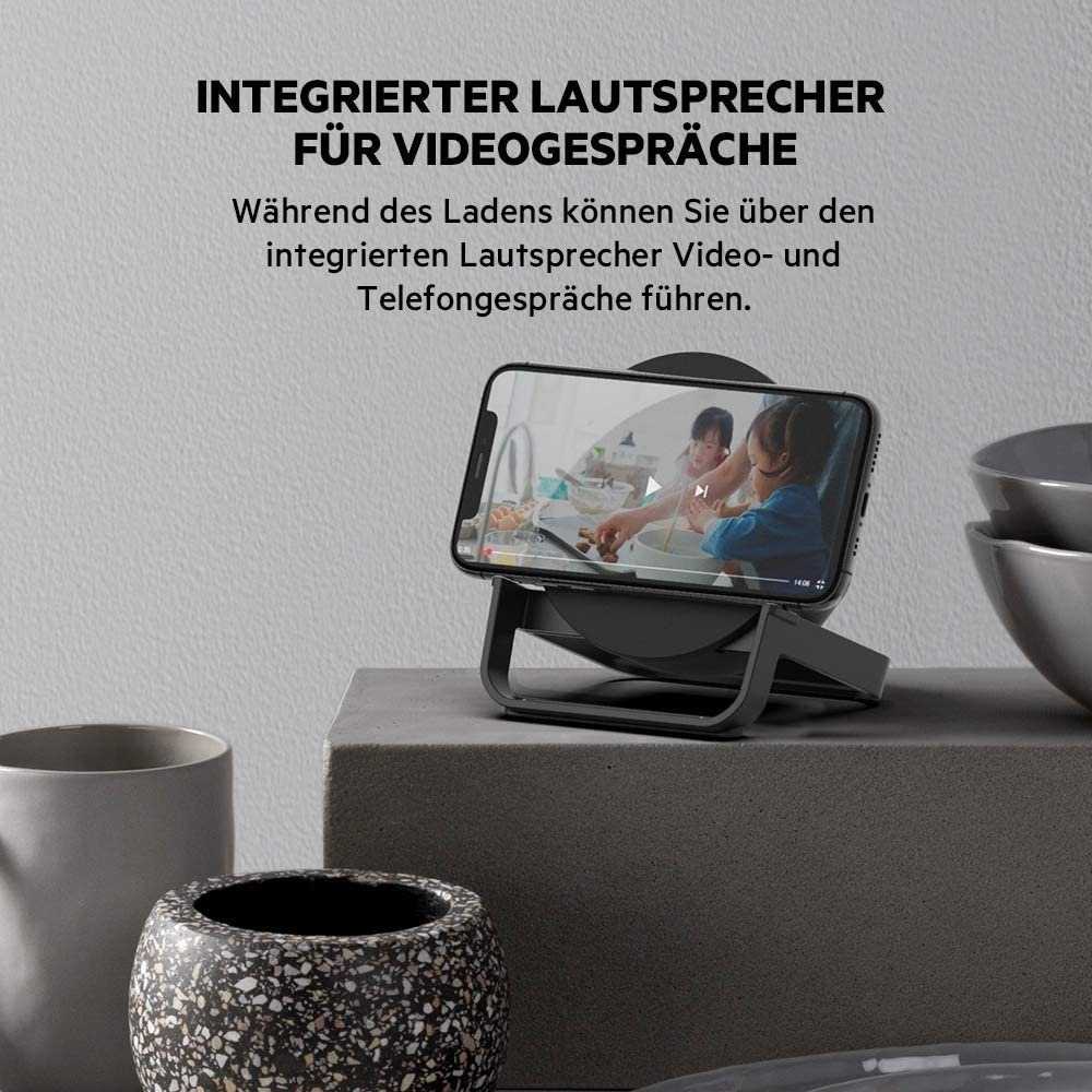Belkin Belkin drahtloser BoostCharge Ladeständer, Bluetooth Lautsprecher Wireless Charger