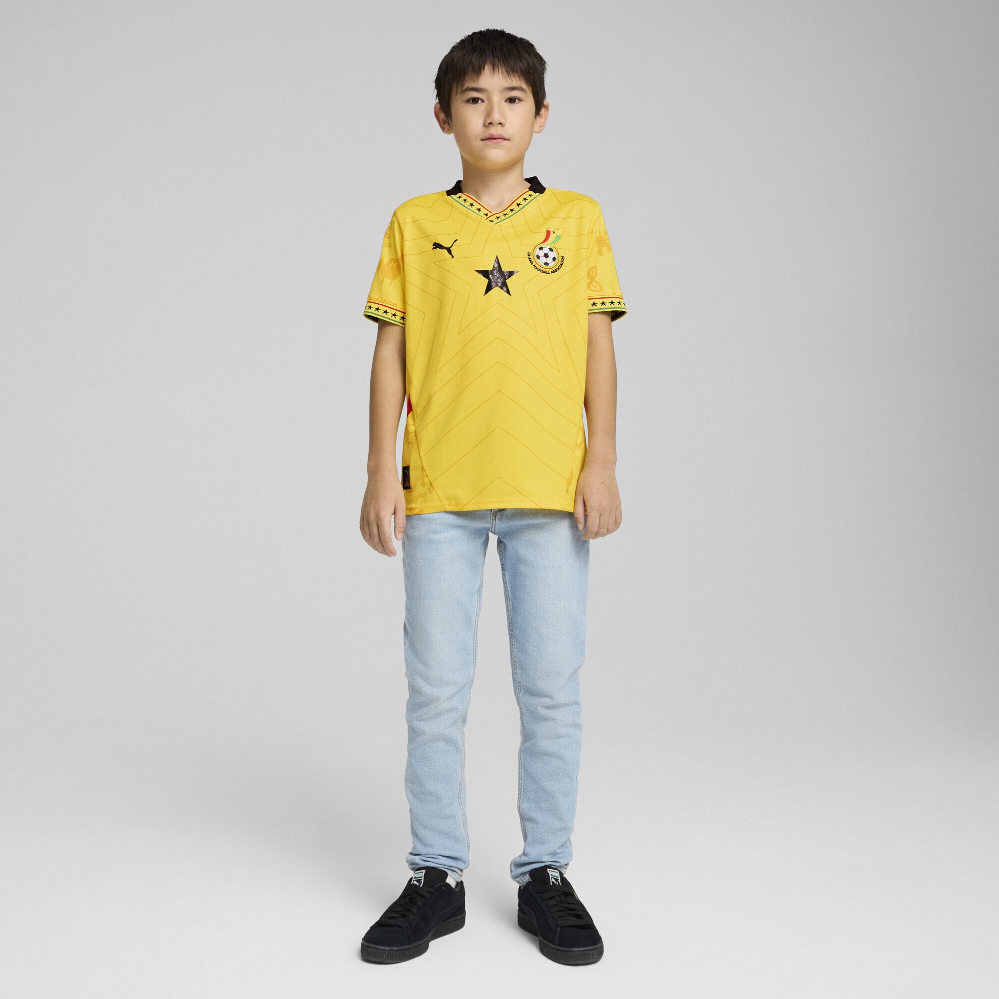 PUMA Trainingsshirt Ghana 2025 Auswärtstrikot Jugendliche