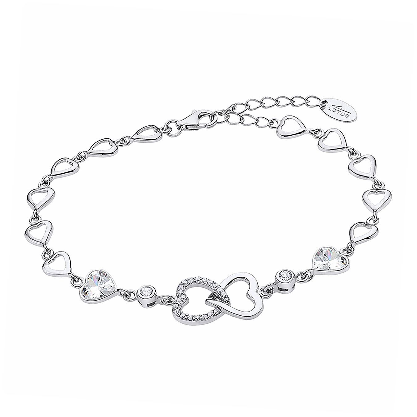 LOTUS SILVER Silberarmband LOTUS Silver Armband Herz 925 Silber (Armband), günstig online kaufen