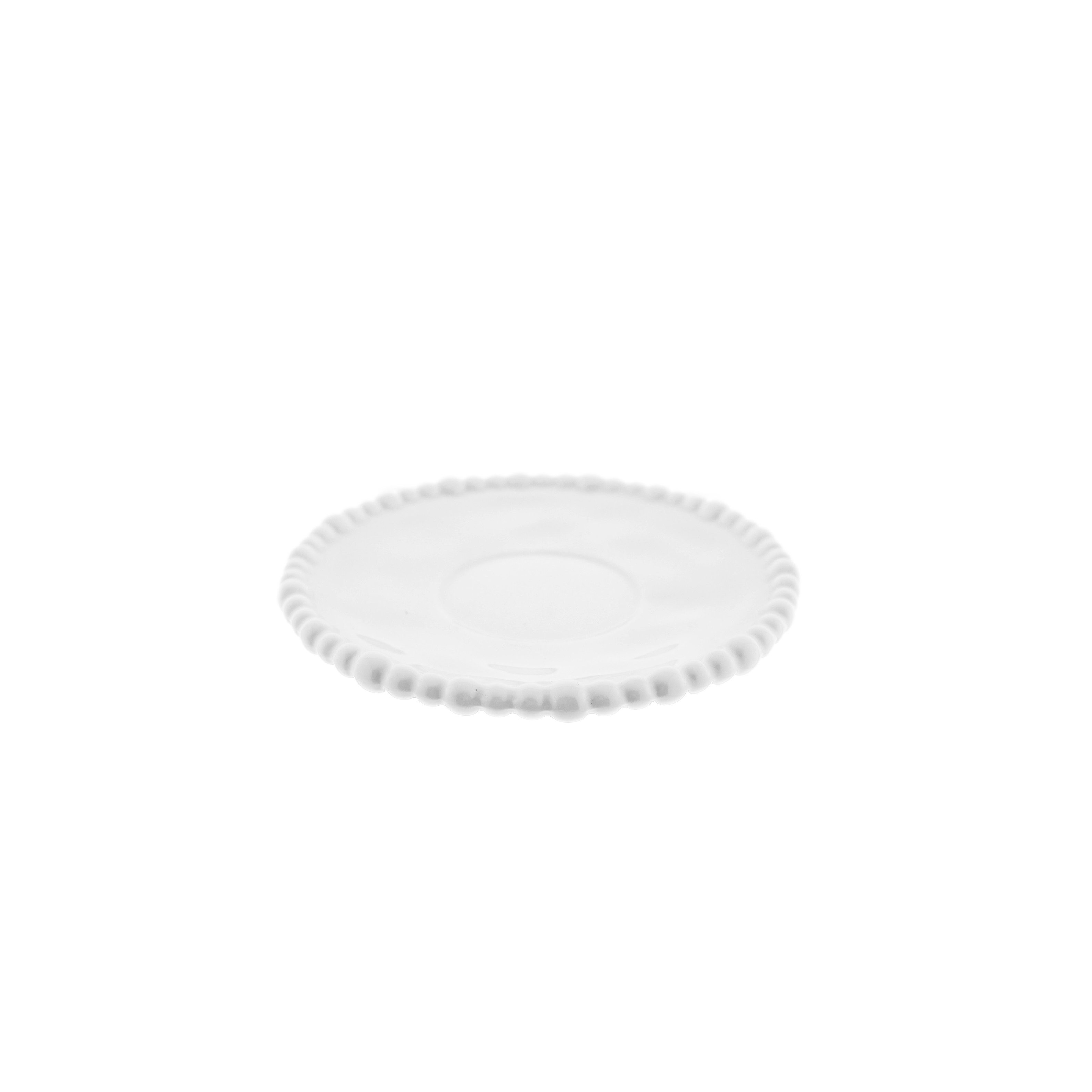 Almina Kaffeeservice Pearly Mokkatassen-Set mit Untertellern 100 ml aus Porzellan - 12-tlg (12-tlg), 6 Personen, Porzellan – Bild 4 von 5