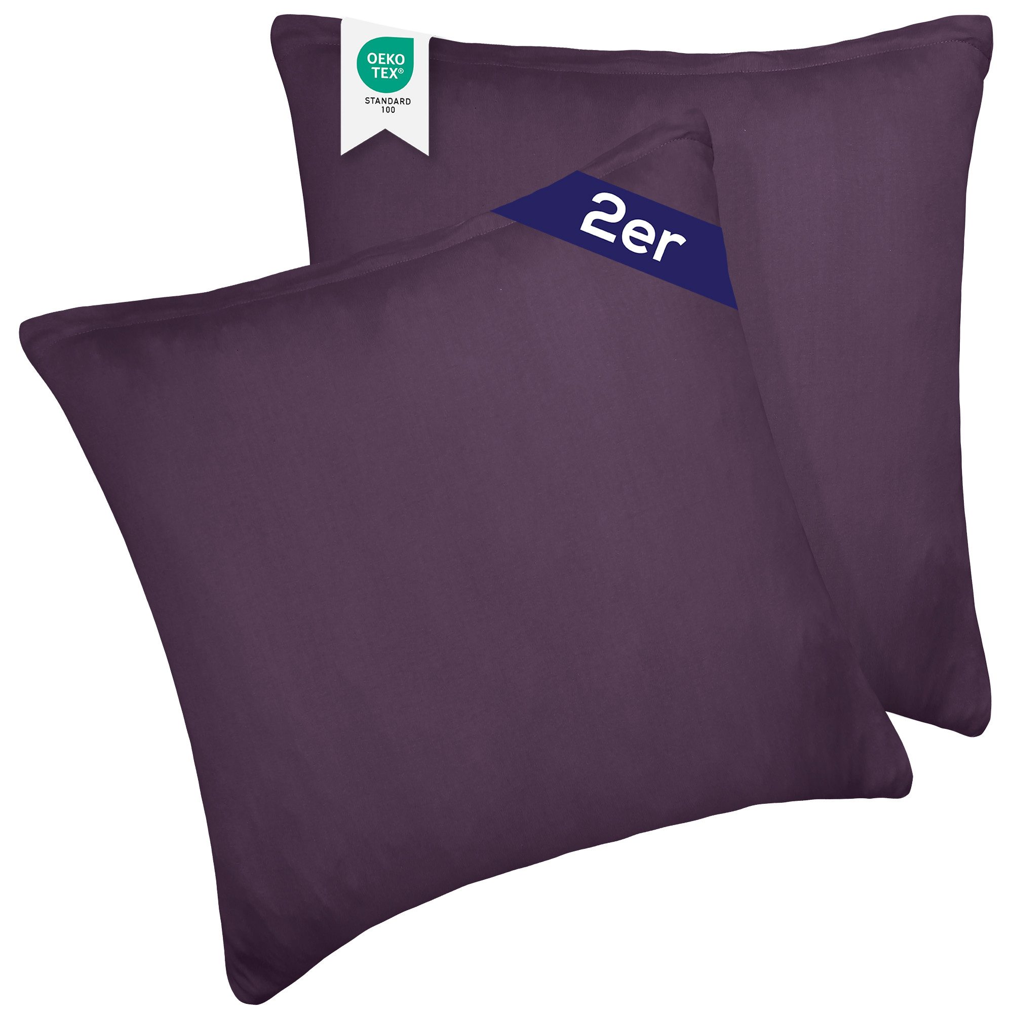 BARBONS Kissenbezug 100% Baumwolle Kissenbezug, weiche Kopfkissenbezug, Kis günstig online kaufen