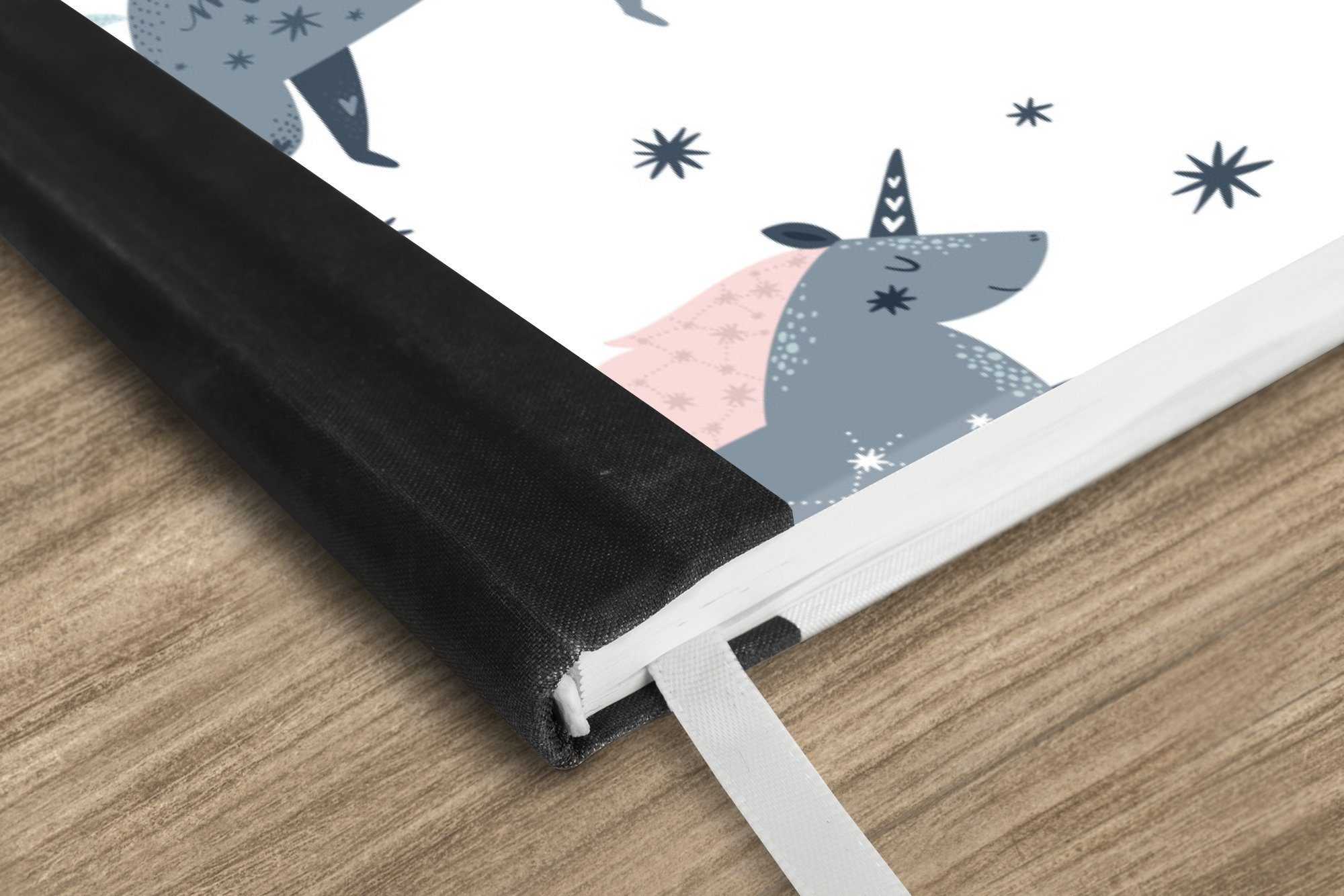 MuchoWow Notizbuch Design - Einhorn - Zitate, Notebook, Notizblock a5, Tagebuch, Journal Liniert