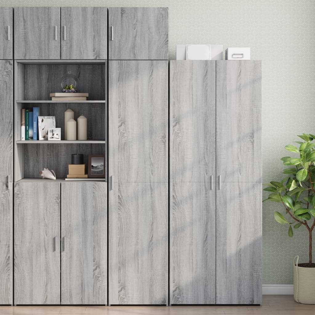 vidaXL Hängeschrank Wandschrank Grau Sonoma 45x42,5x40 günstig online kaufen