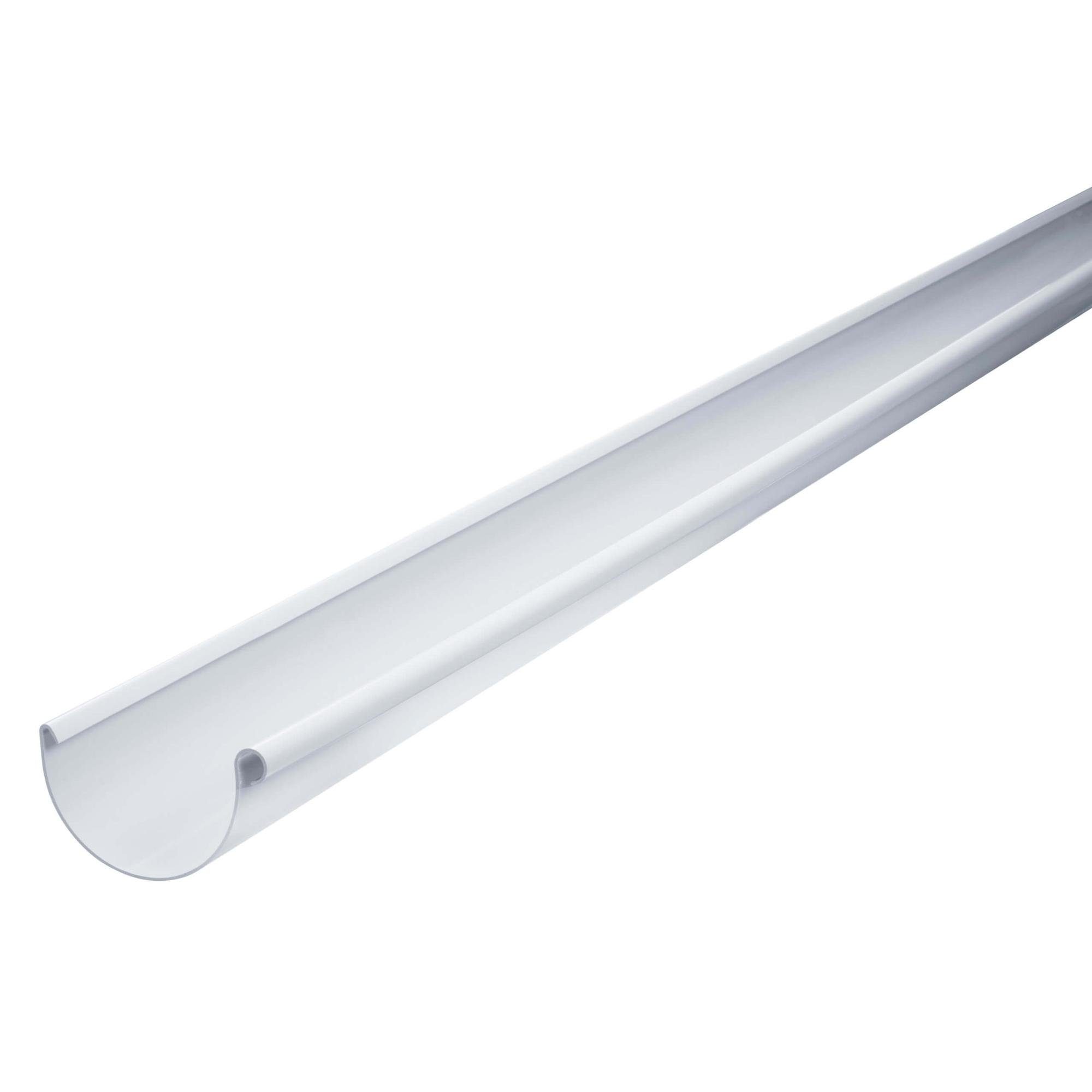 INEFA Dachrinne Dachrinne halbrund 200cm PVC, NW 100. 1 Stück
