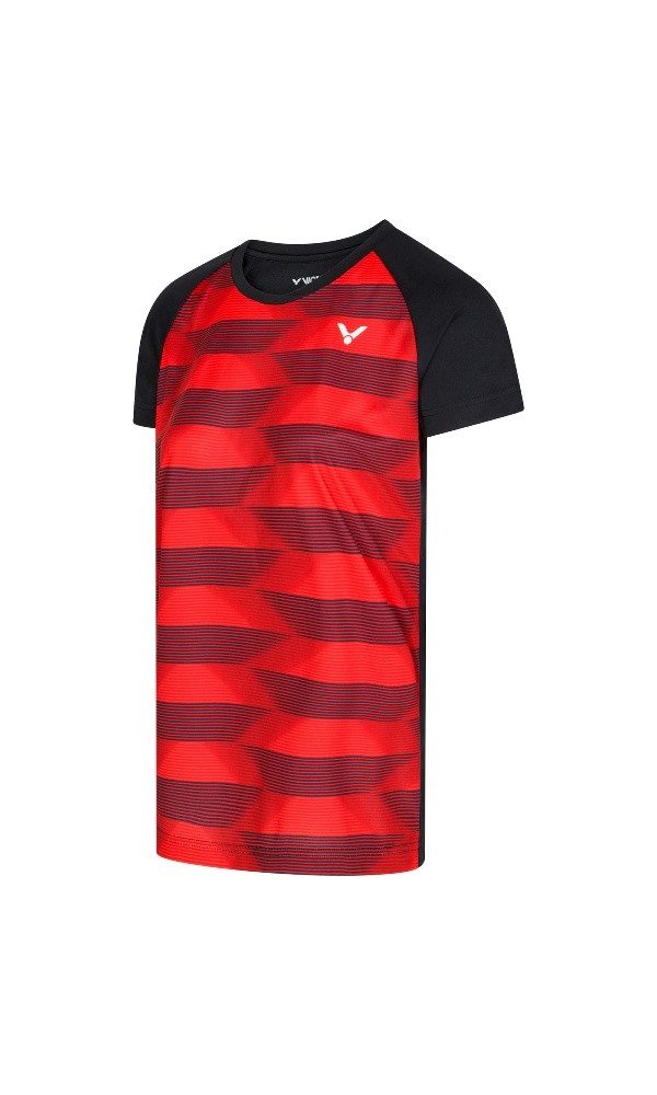 VICTOR Trainingsshirt T-34102 CD Team Series schwarz/rot Damen