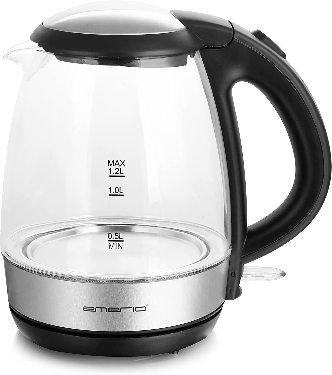 Emerio Wasserkocher ‎WK-125145 Glas-Wasserkocher, 2200 W