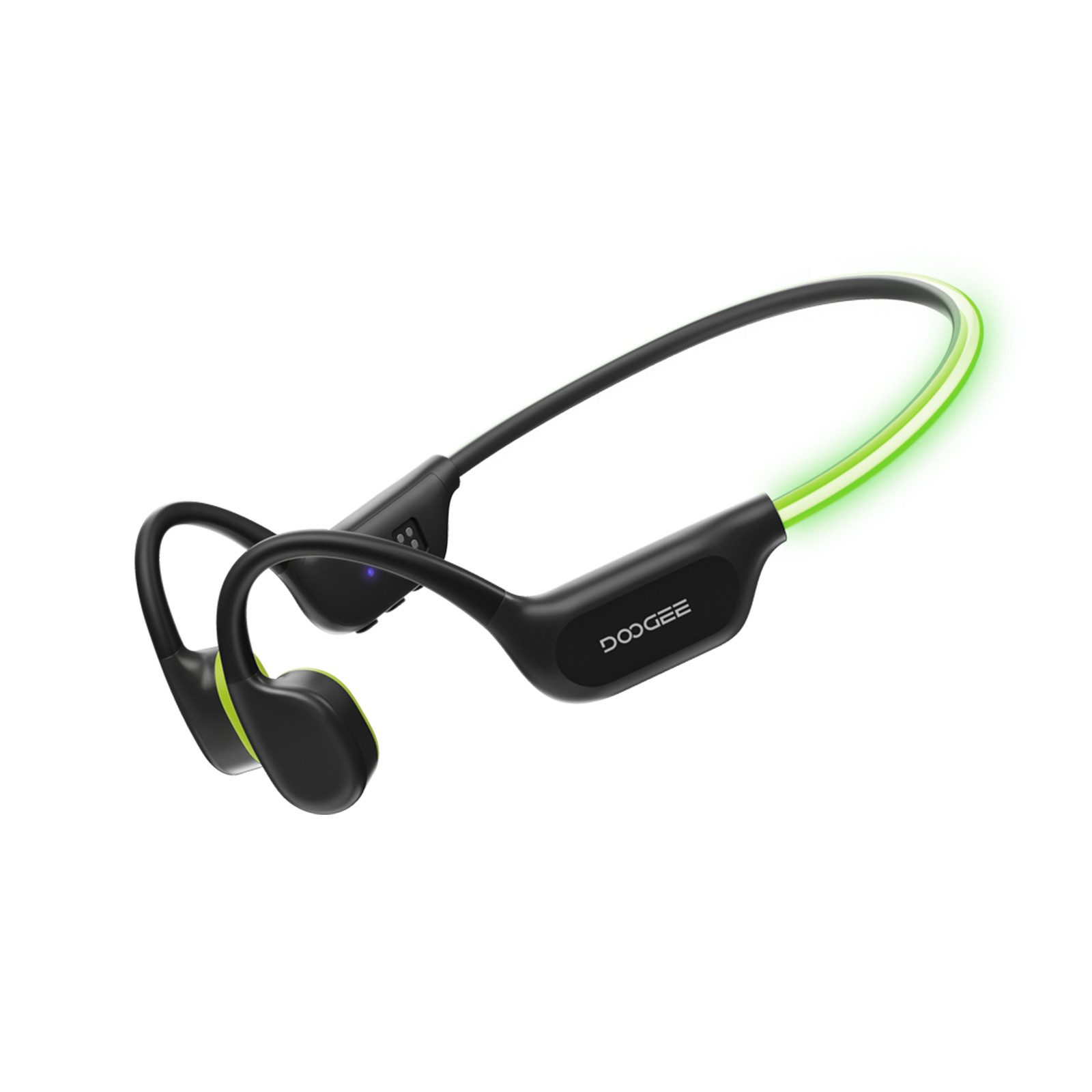 DOOGEE knochenschall kopfhörer bluetooth,32GB,MP3,LED,wasserdichte schwimm Bluetooth-Kopfhörer (10h Akku, MP3-Modus 32GB, für Schwimmen, Radfahren & Sport geeignet)