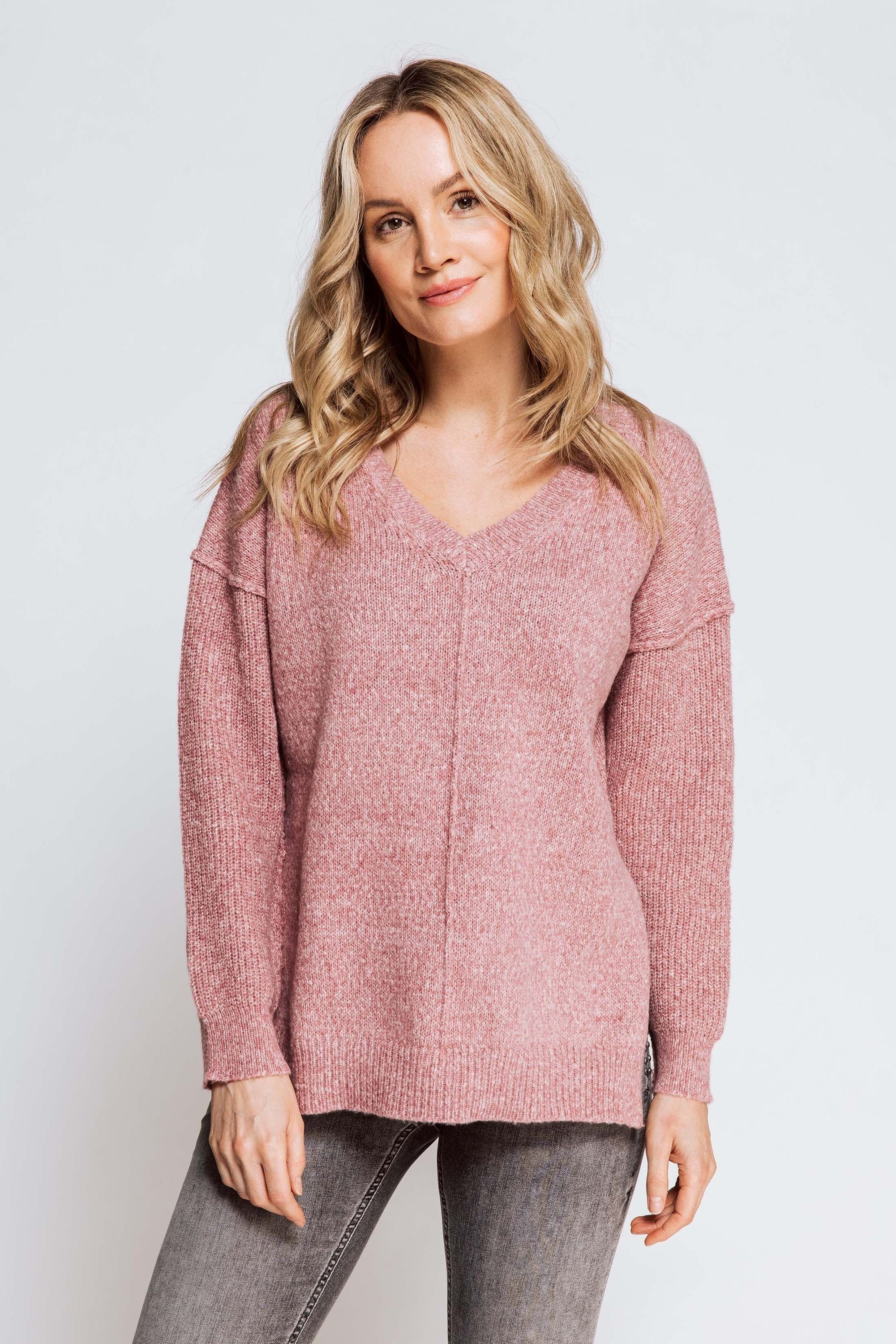 Zhrill KIERA Pullover Rose (0-tlg) Sweatshirt