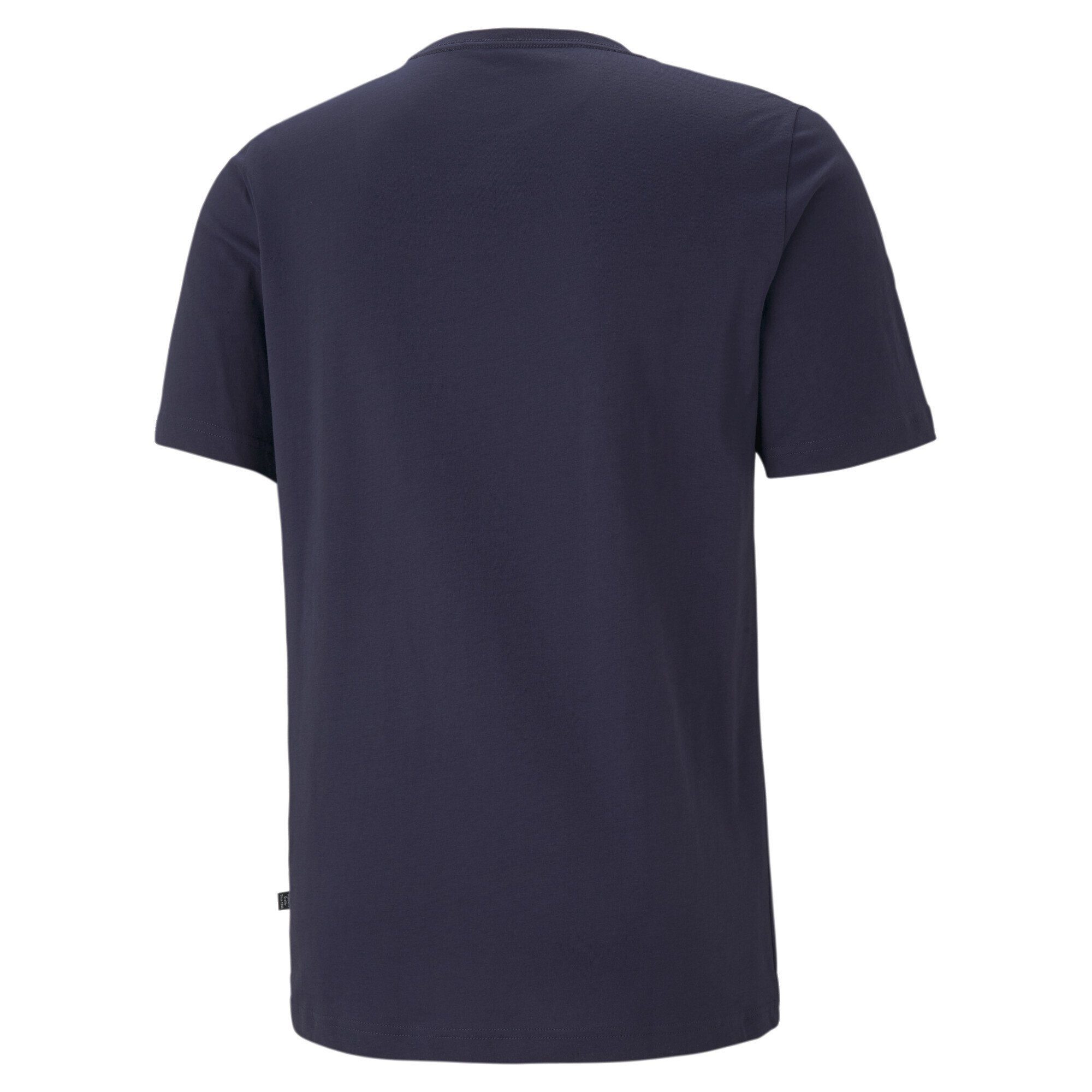 Blue Essentials dezentem T-Shirt mit Herren Peacoat Logoprint PUMA T-Shirt