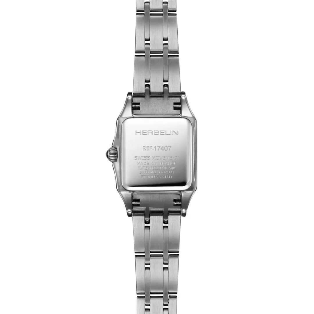 Michel Herbelin Quarzuhr Michel Herbelin Damenarmbanduhr Luna Mini Edelstahl 17407B08 Quarz, (1-tlg)