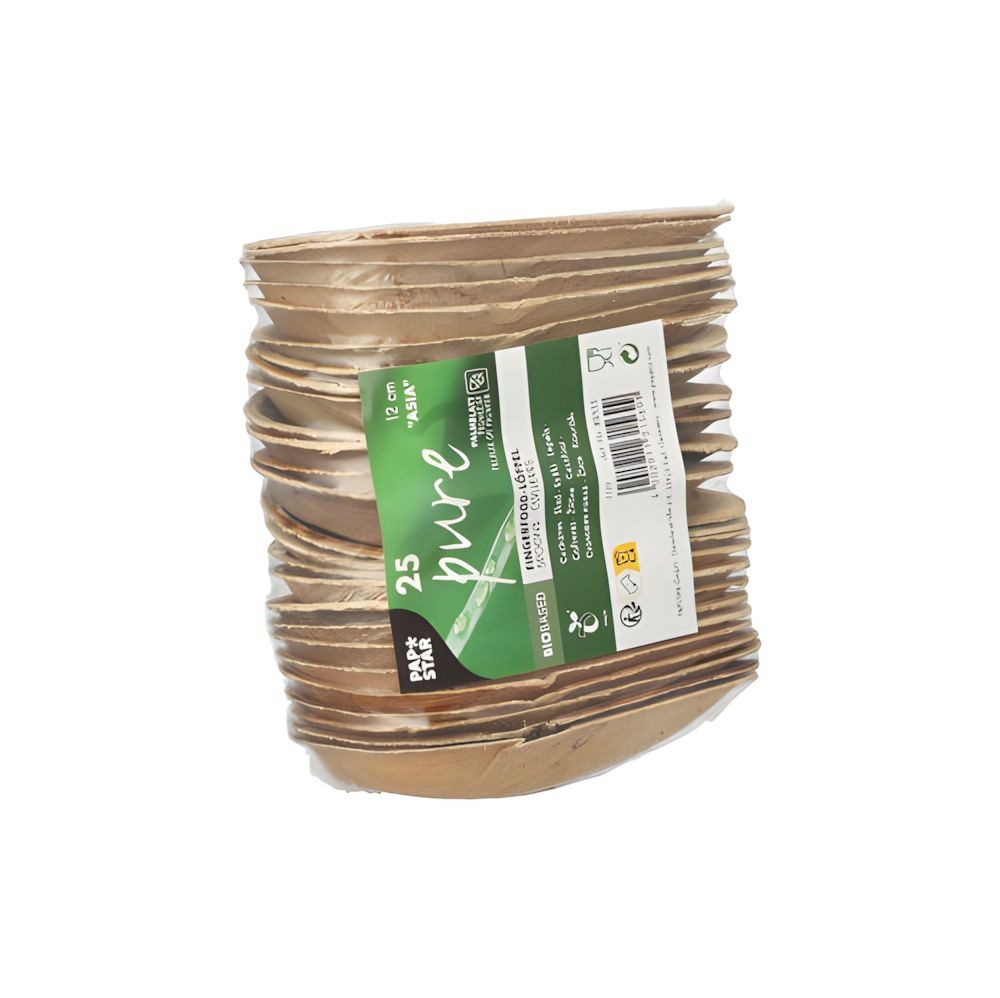 PAPSTAR Einweglöffel Fingerfood - Löffel, Palmblatt pure 12 cm Asia 250 Stk