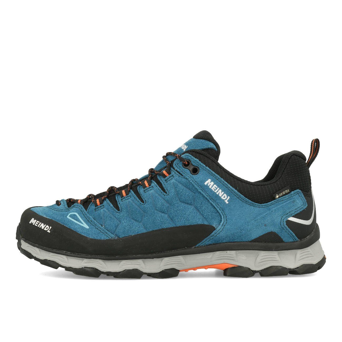 Meindl Meindl Lite Trail GTX Herren Blau Orange Outdoorschuh günstig online kaufen