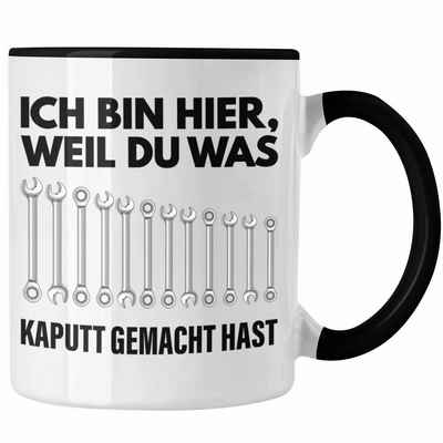 Trendation Tasse Trendation - Handwerker KFZ Mechaniker Geschenk Lustig Tasse Automechaniker Werkstatt Tasse Hausmeister