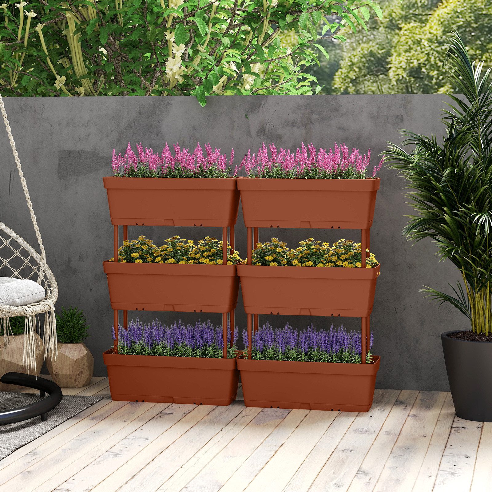 COSTWAY Blumenkasten