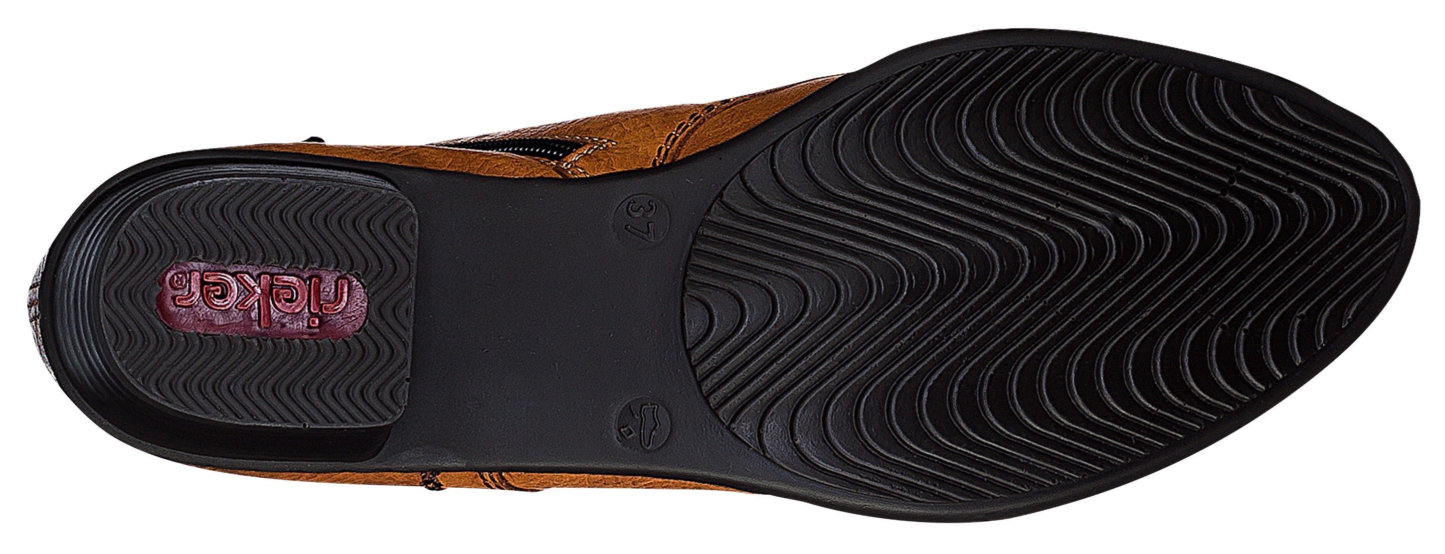 Rieker Schnürstiefelette, Schnürboots, Blockabsatz, in elegantem günstig online kaufen