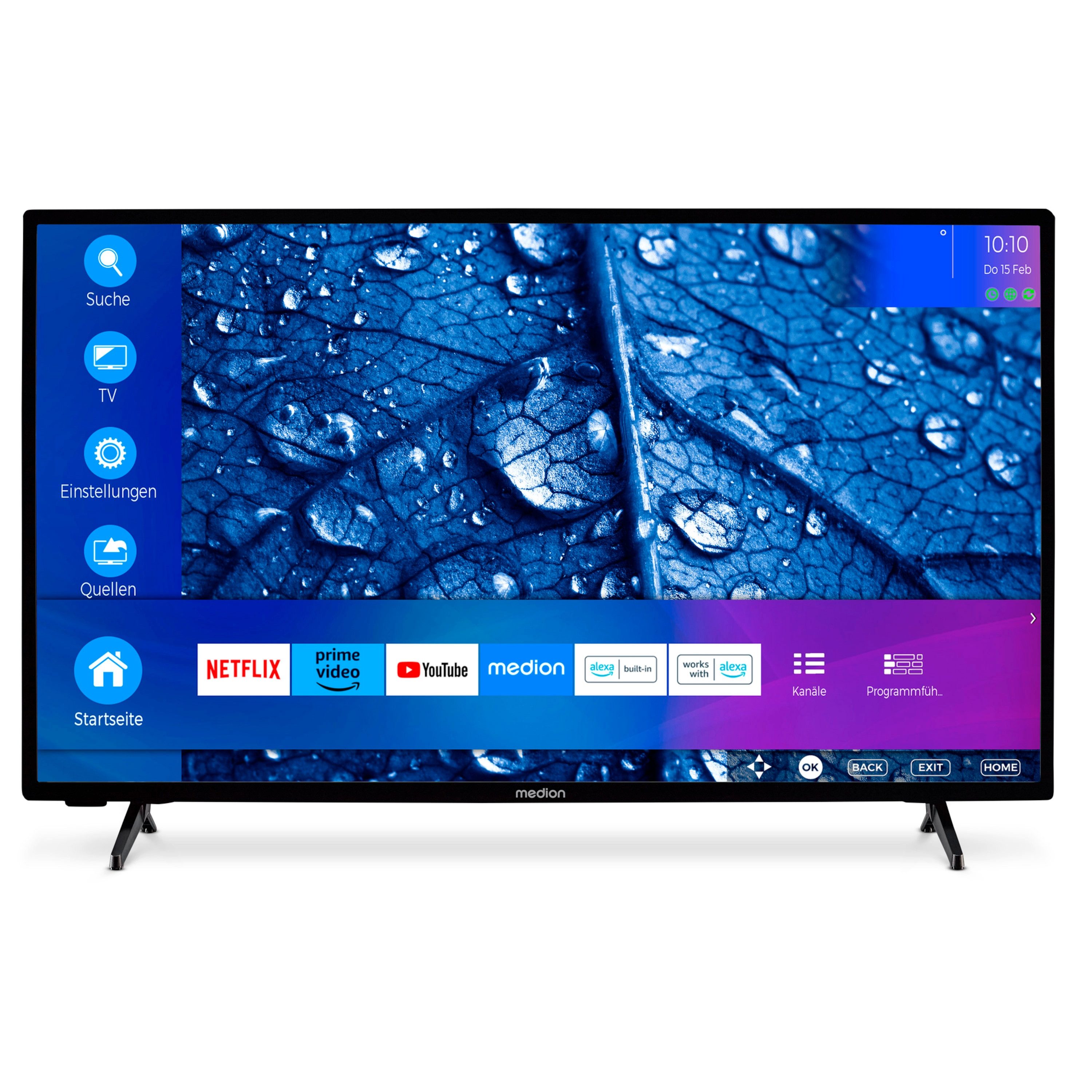 Medion® MD30019 LED-Fernseher (100.3 cm/39.5 Zoll, 1080p Full HD, Smart-TV, P14057)