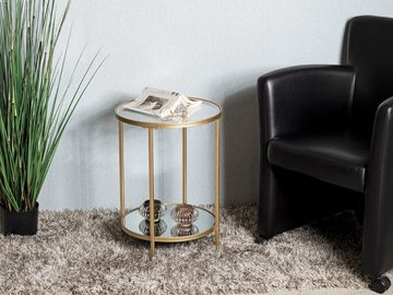 HAKU Beistelltisch HAKU Möbel Beistelltisch - gold - H. 55cm