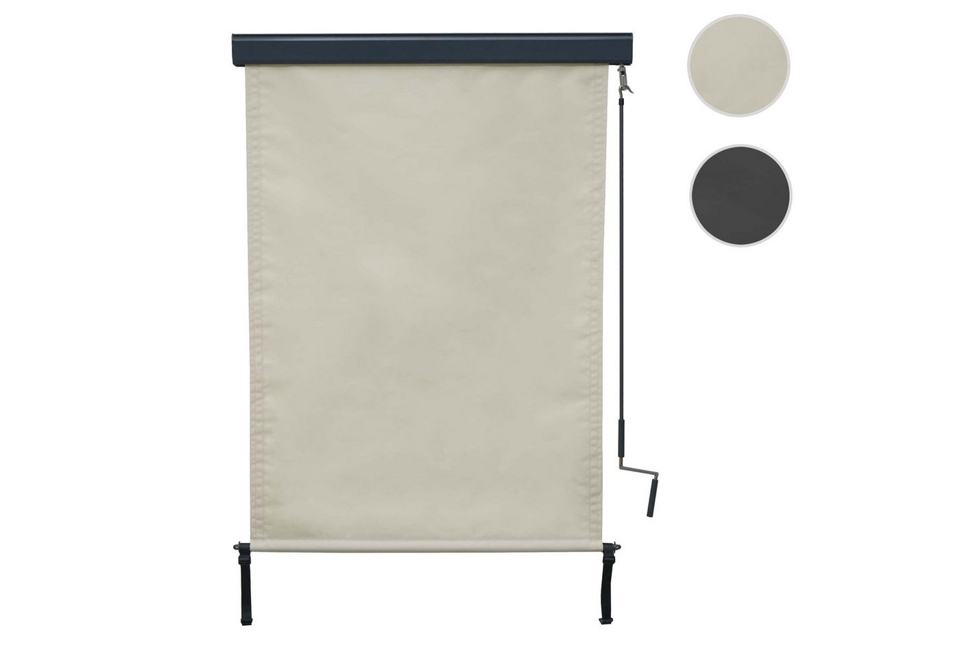 Thumbnail - MCW Senkrechtmarkise MCW-F42 UV-Schutz 50, Windklasse 2