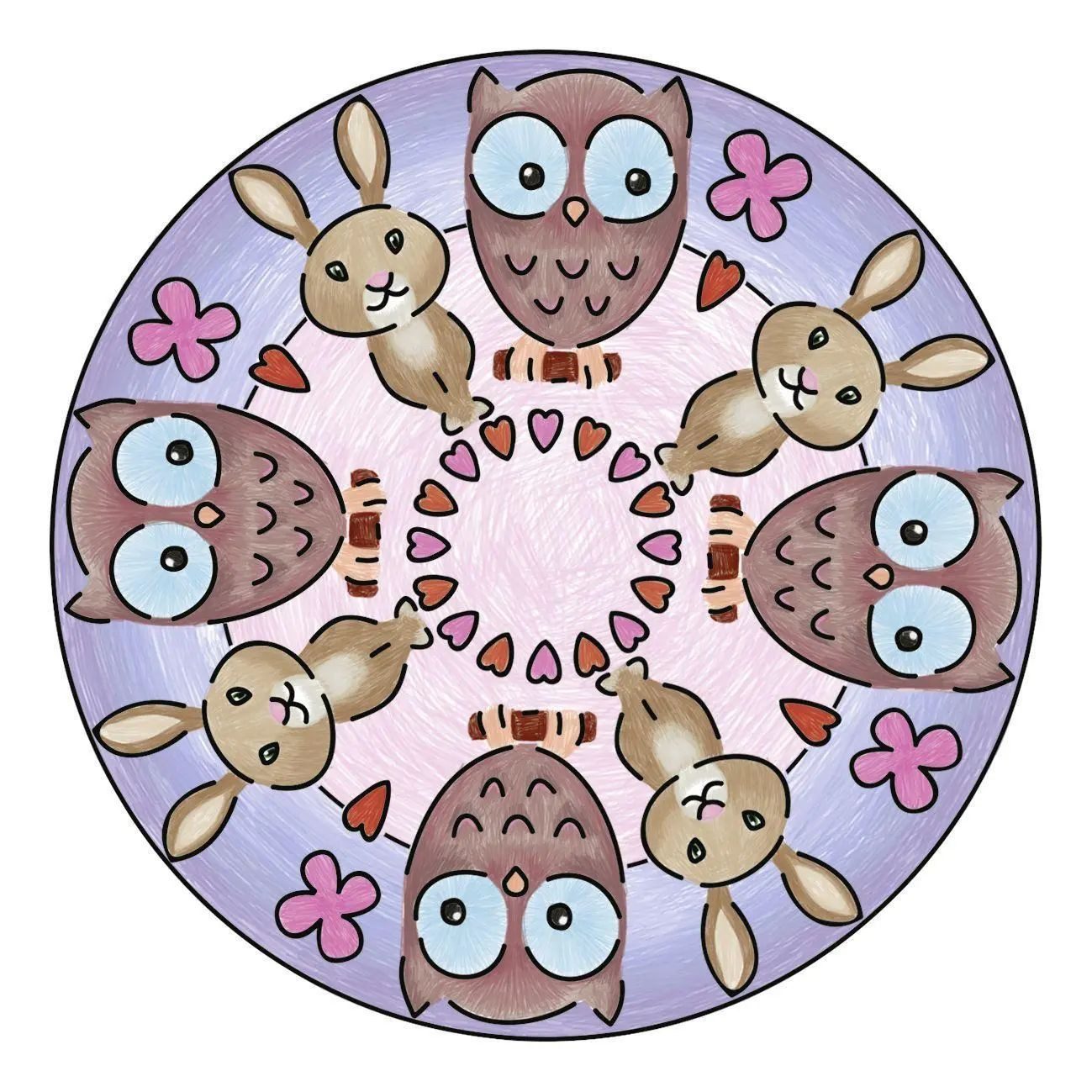 Ravensburger Spiel Mini Mandala-Designer Cute Animals MD Mini