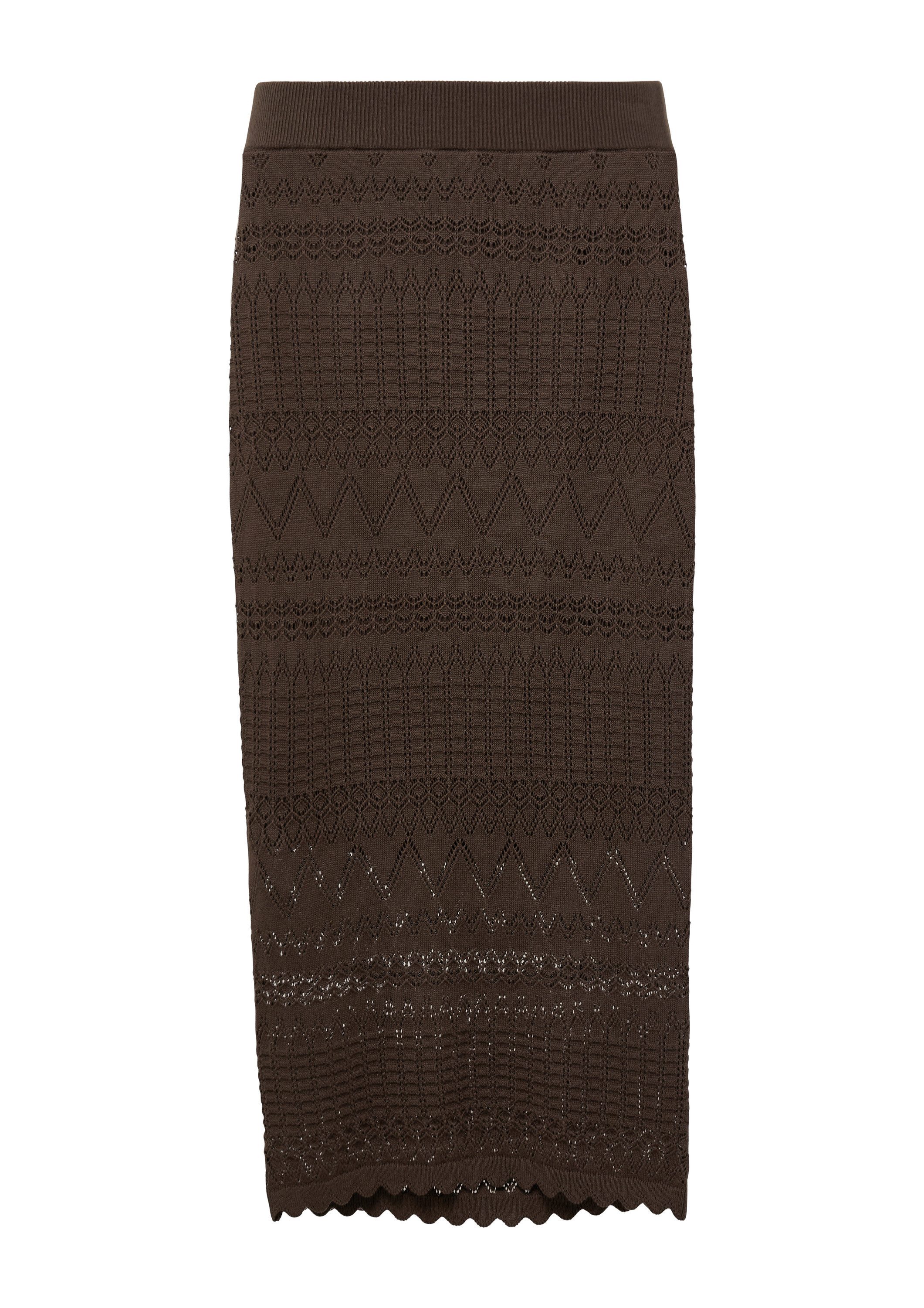 s.Oliver Midirock Rock Ajourstrick-Rock im Slim Fit günstig online kaufen