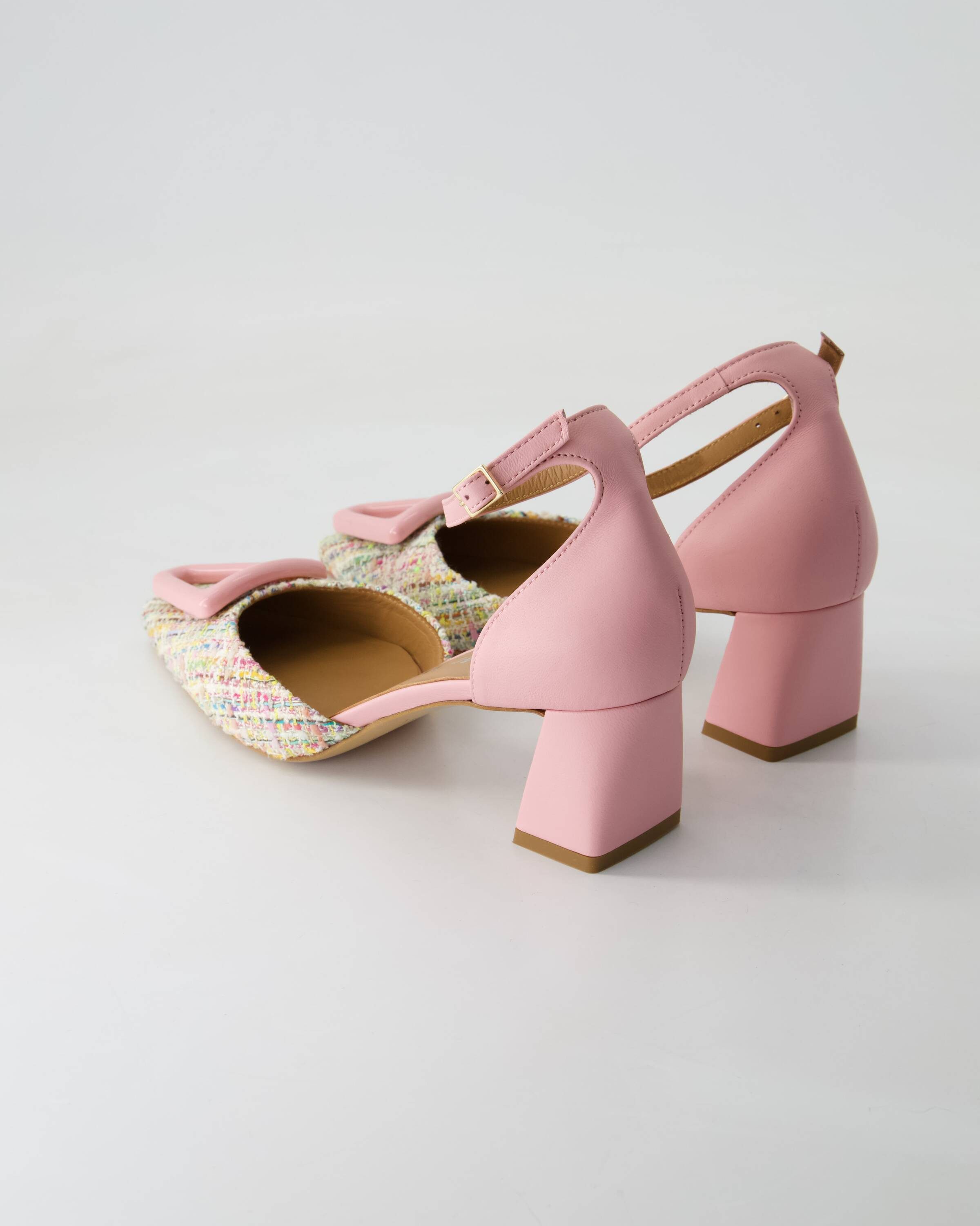 George Watts N510-654 Slingpumps Obermaterial: Leder und Textil