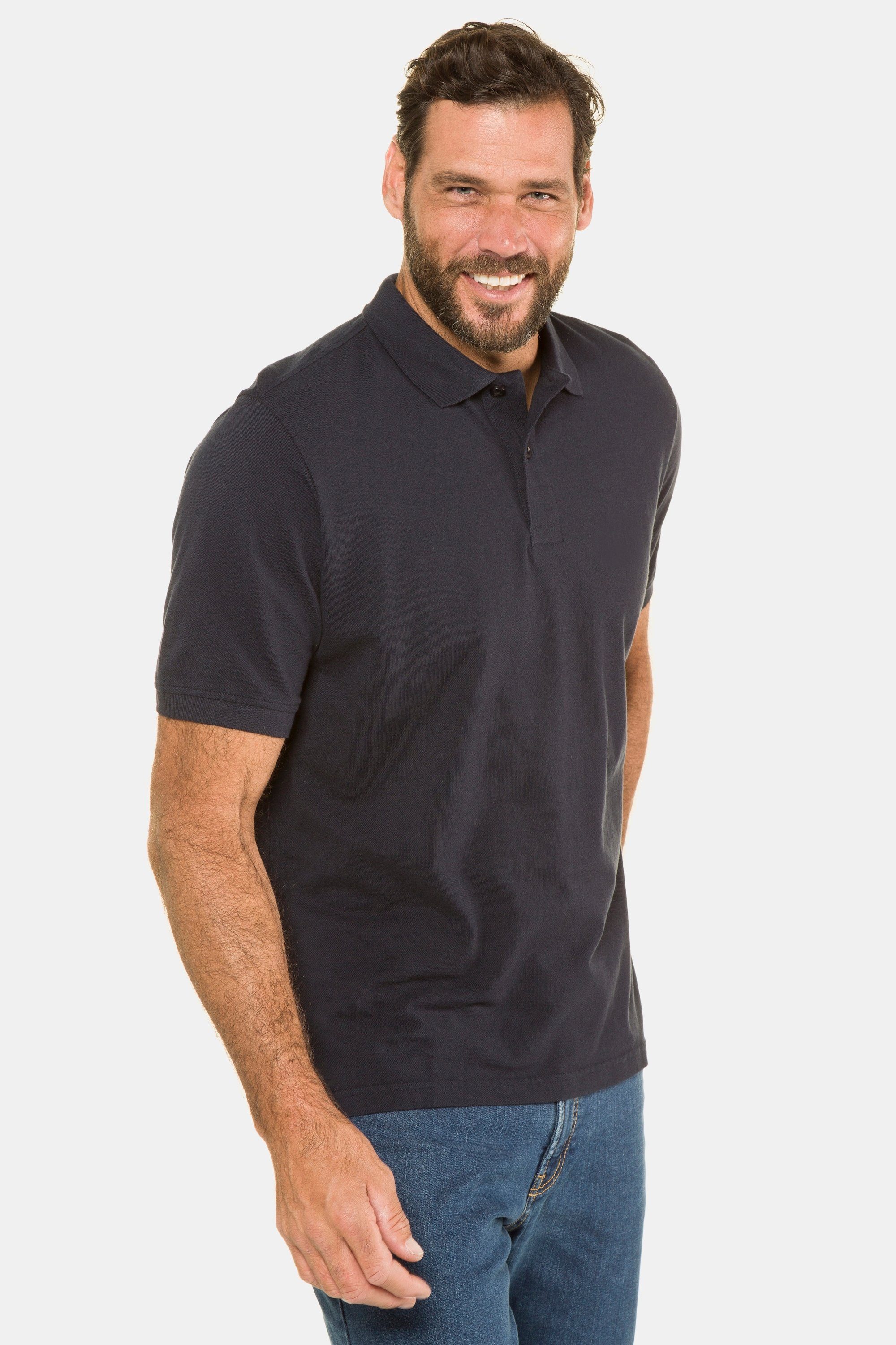 Halbarm Poloshirt JP1880 10XL marine Piqué Basic bis dunkel Poloshirt