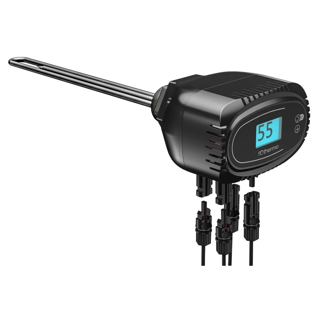 fothermo System AG Heizstab ROD-1000, Einzelprodukt, 1000 W; PV-Direktanschluss; stufenlos; ohne Wechselrichter