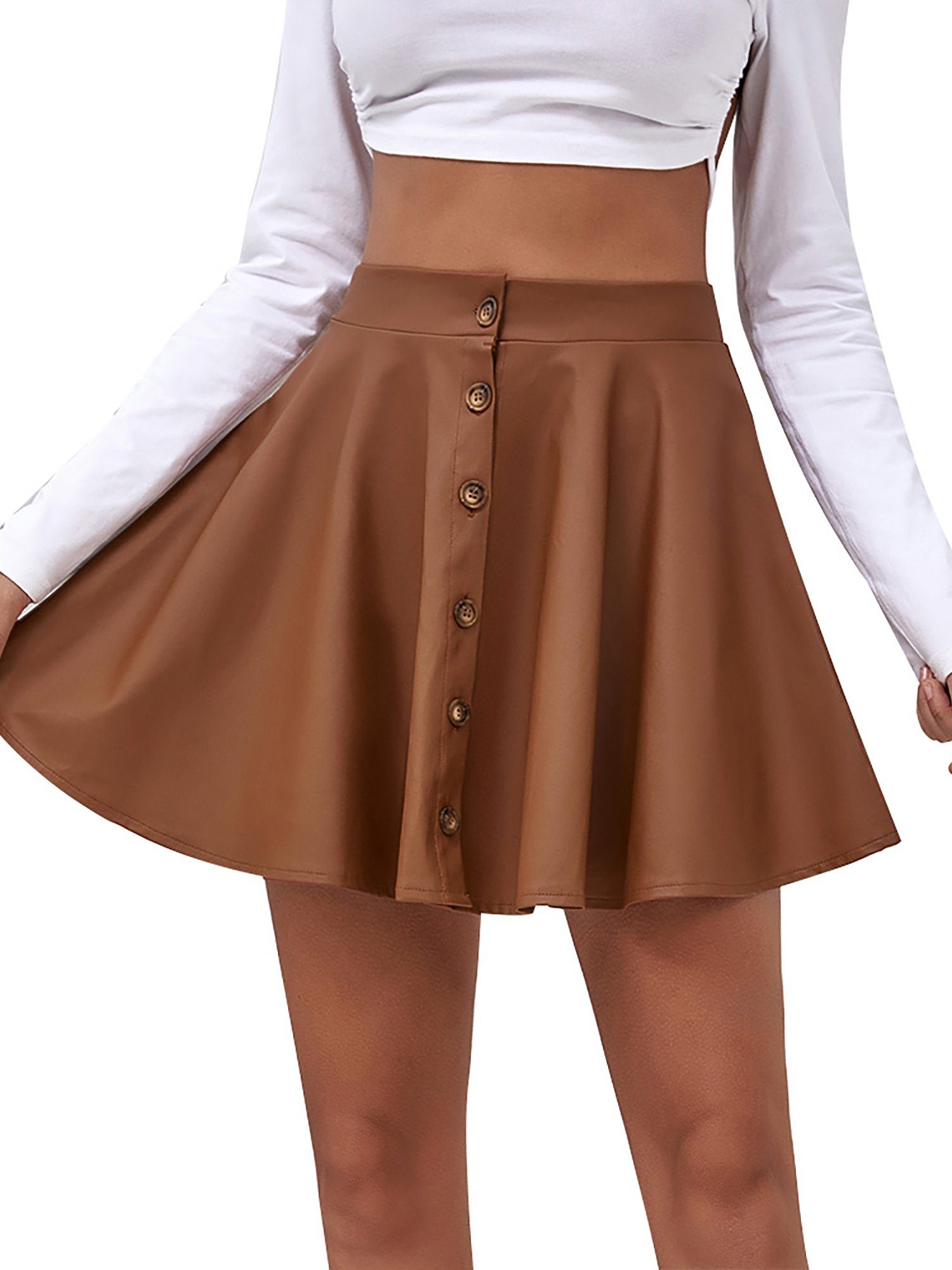 LAPA Minirock »LAPA Damen kurze Röcke, PU-Röcke, sexy und süße kurze Röcke«  online kaufen | OTTO