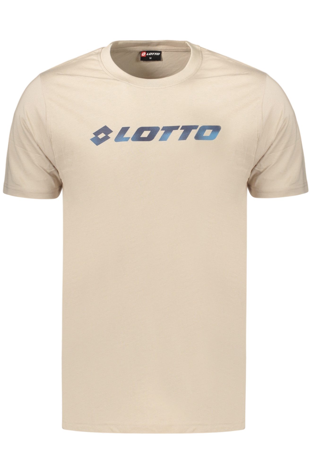 Lotto T-Shirt Trendiges Herren T-Shirt - Beige mit Logodruck und