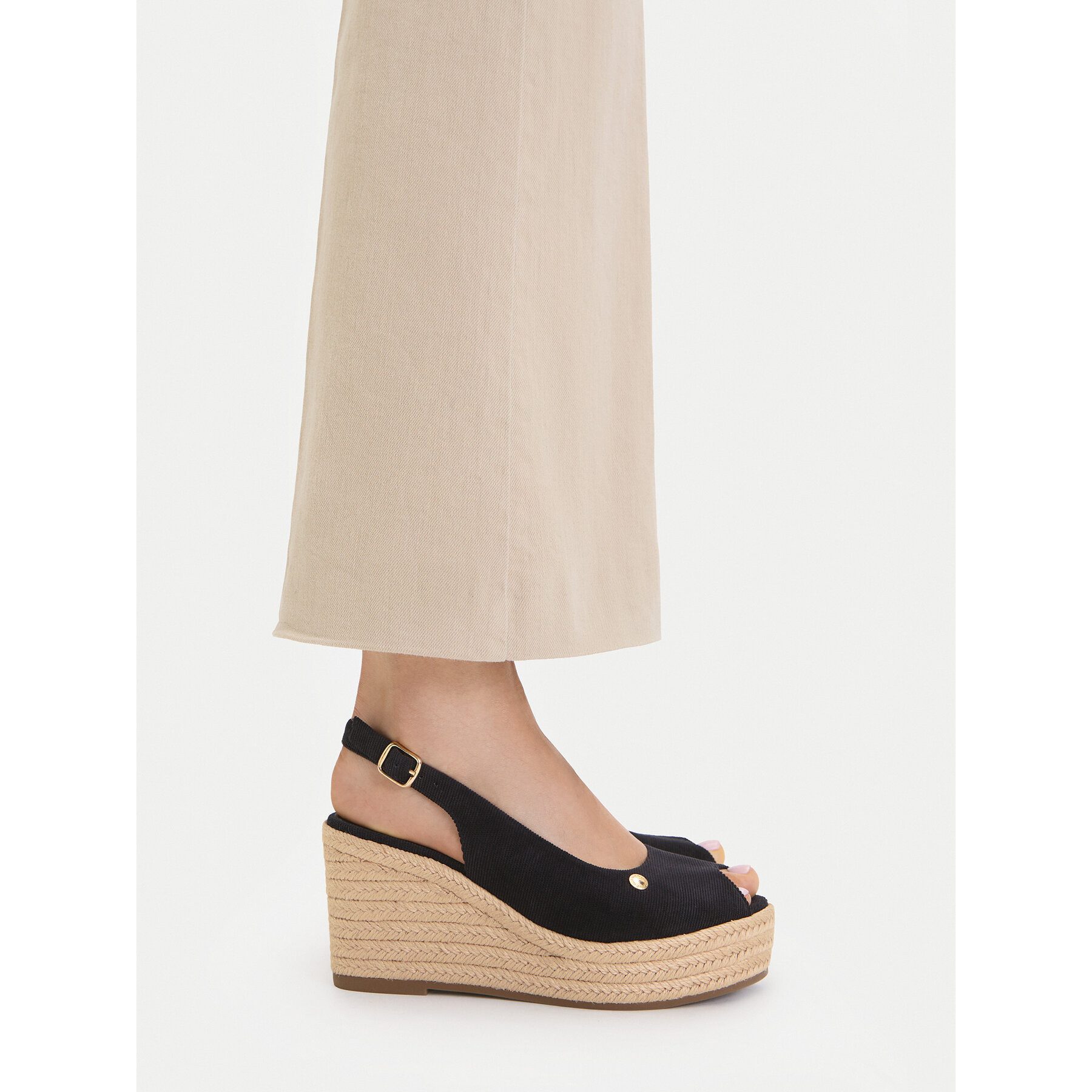 BEVERLY HILLS POLO CLUB Schwarze Espadrilles für Damen des Beverly Hills Polo Club Espadrille