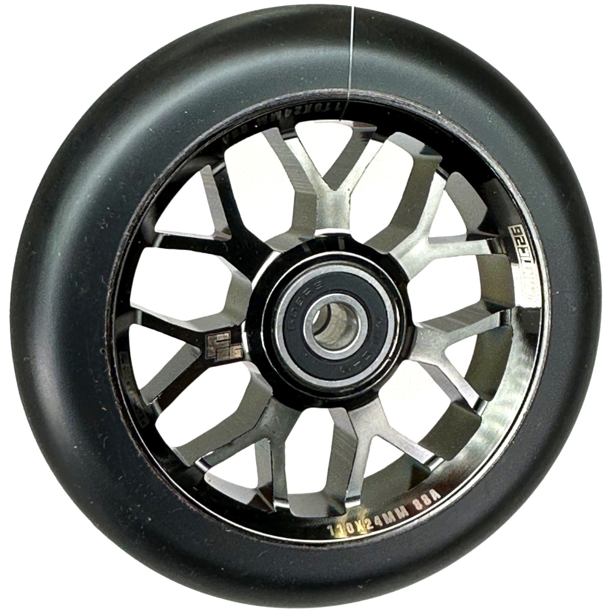 Fantic26 Stuntscooter Fantic26 Spy7 Stunt-Scooter Rolle 110mm Abec11 Schwarzchrome