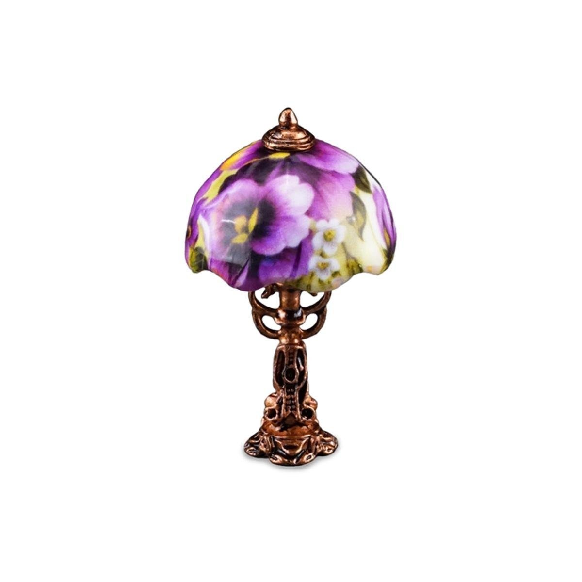 Reutter Porzellan Dekofigur 001.871/6 - Lampe "Stiefmütterchen", Miniatur