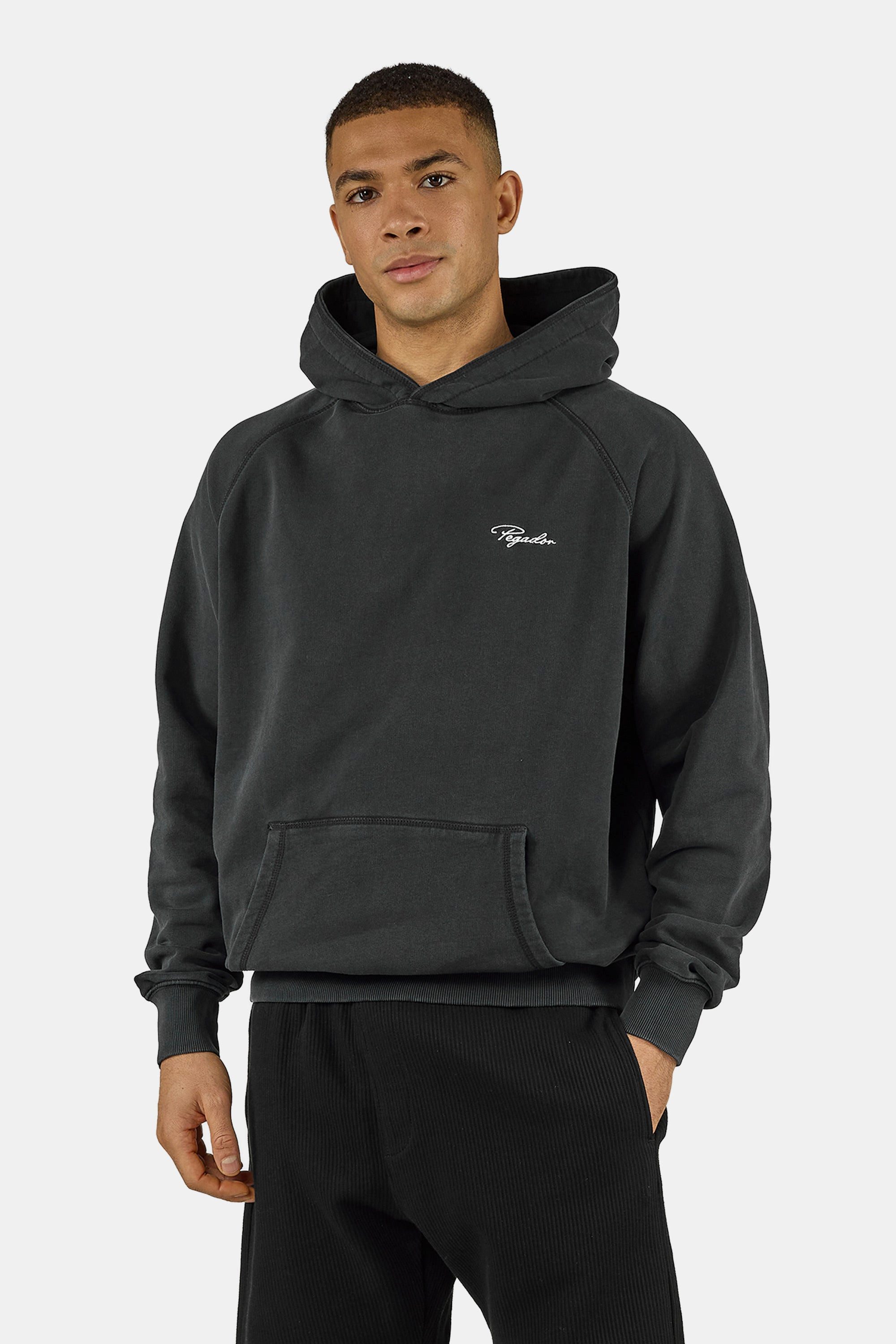 PEGADOR Kapuzensweatshirt Signar Terry Raglan Hoodie Baumwollmischung, regu günstig online kaufen