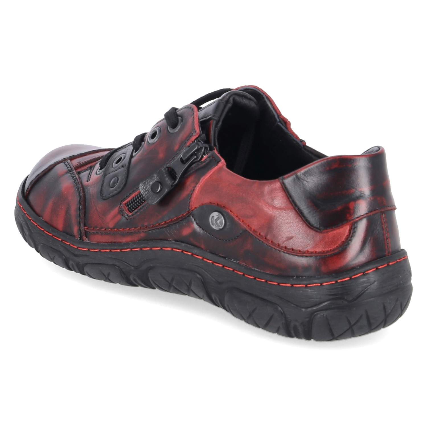 KRISBUT Krisbut 2559-12 Damen Glattleder red Schnürschuh