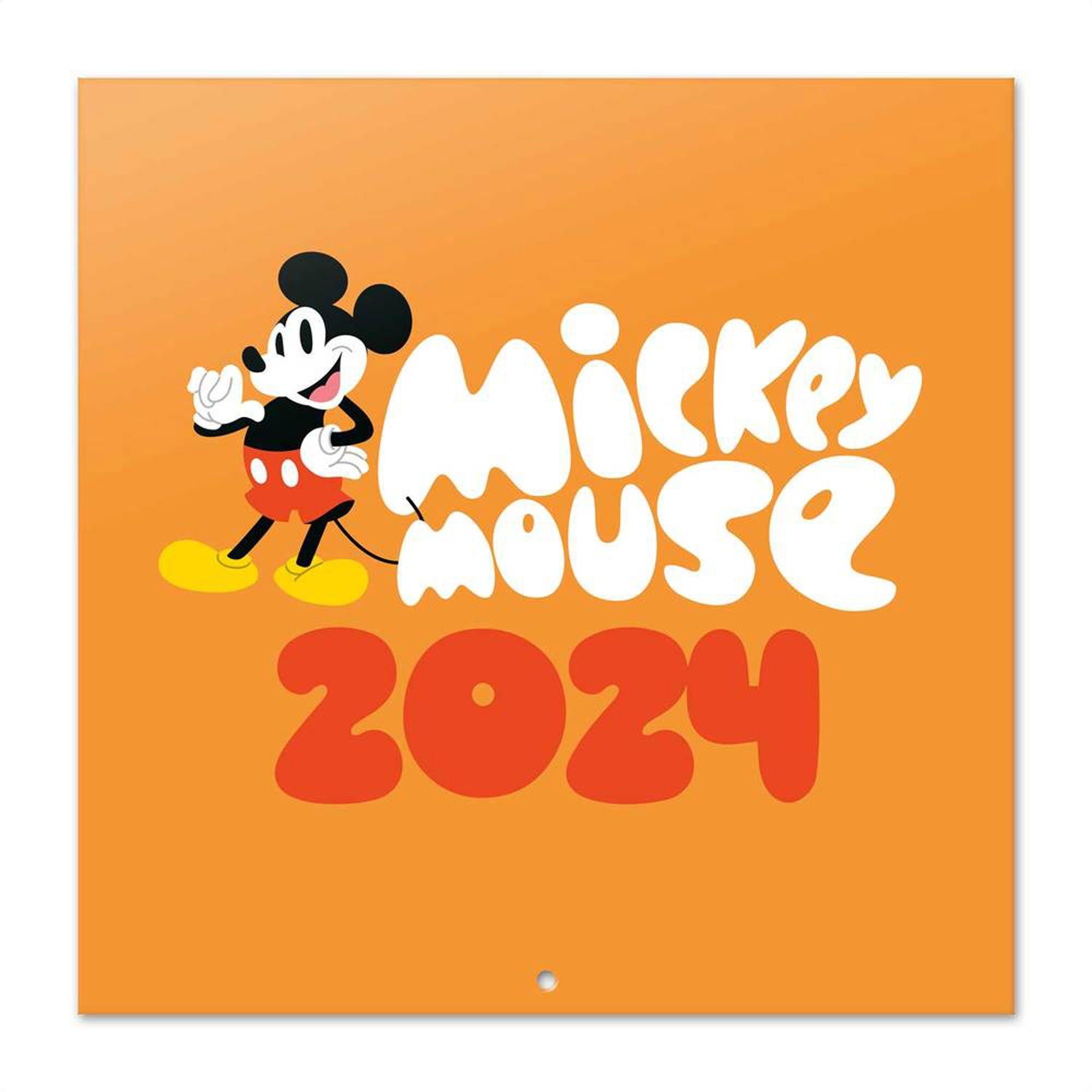 empireposter Wandkalender Mickey Mouse Kalender 2024 30x30 cm