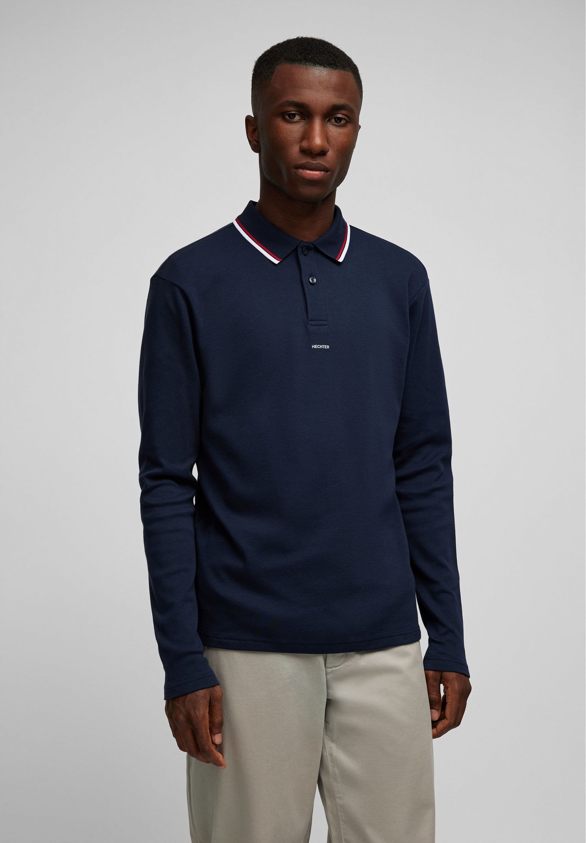 Poloshirt mit HECHTER Polokragen PARIS