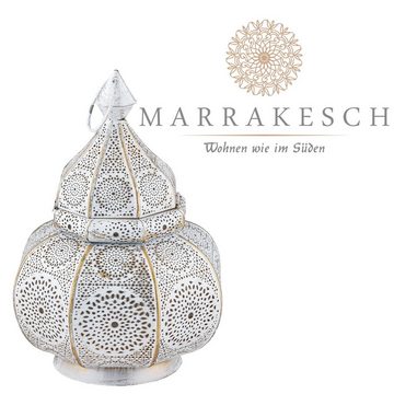 Marrakesch Orient & Mediterran Interior Windlicht Tischlampe Laterne Lamisa, Leuchte, Windlicht, Deko (1 St), Handarbeit