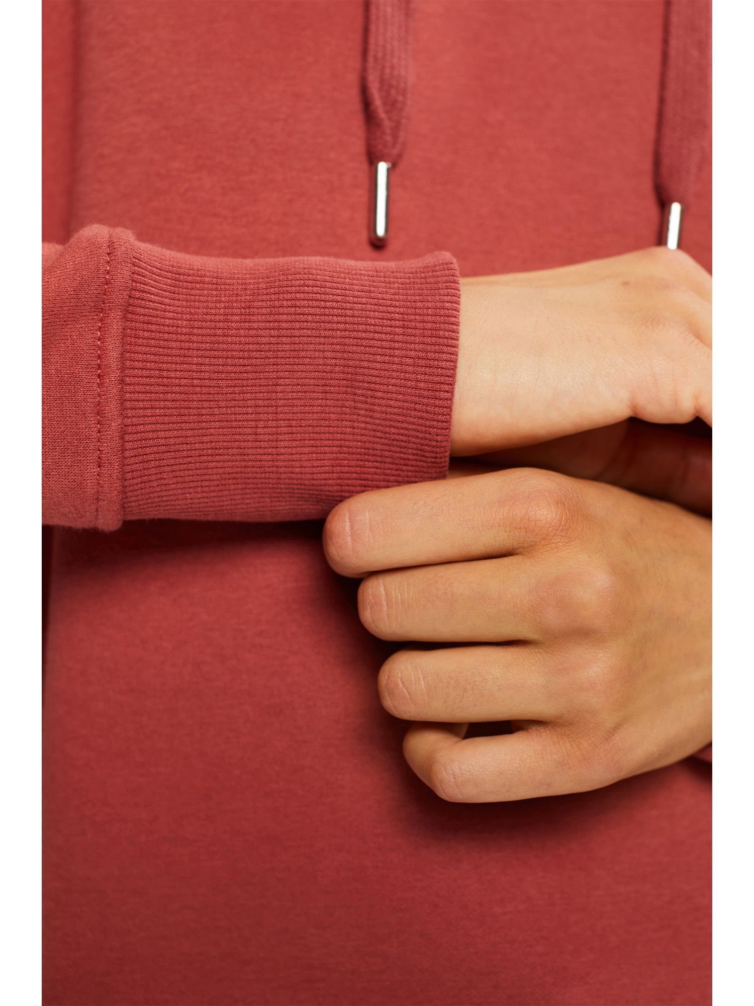 (1-tlg) aus Hoodie Baumwollmix TERRACOTTA Esprit Sweatshirt