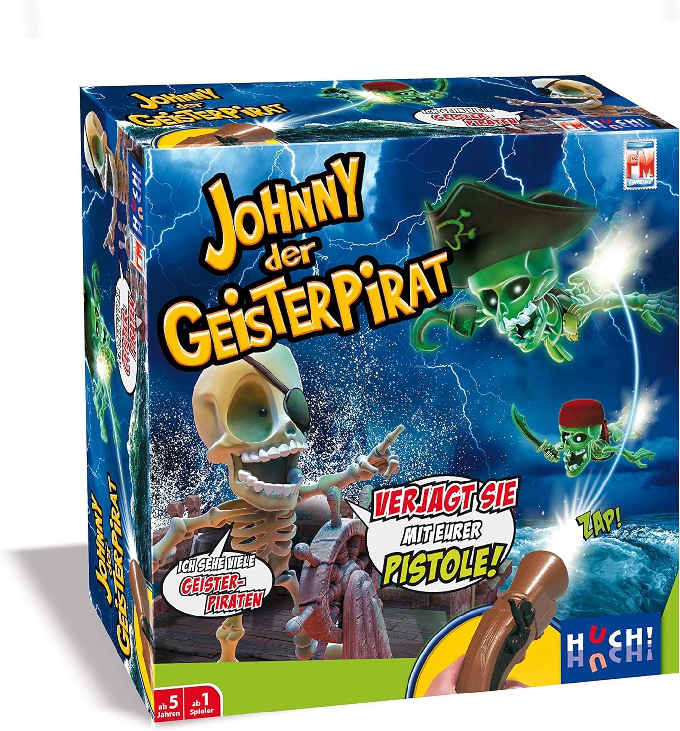 HUCH! Spiel Johnny der Geisterpirat elektronisches Kinderspiel ab 5 Jahre
