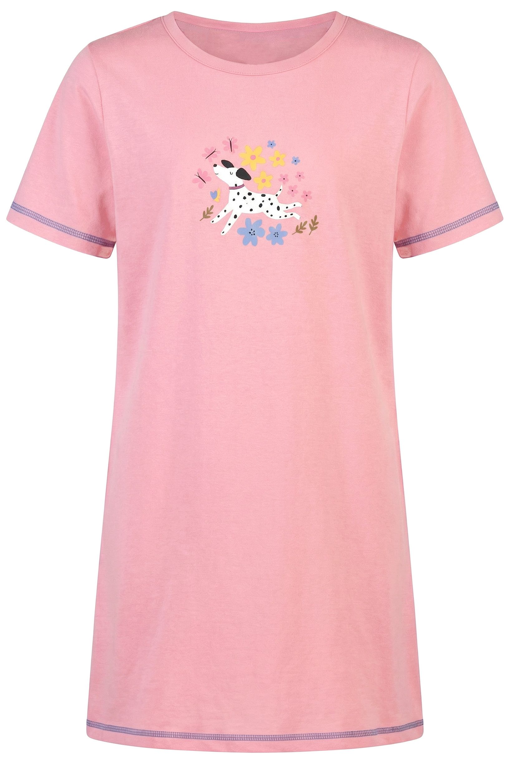 comtessa Nachthemd Comte Kids (Set, 1-tlg., 1-teilig) Mädchen Sleepshirt Pyjama Kurzarm Baumwolle