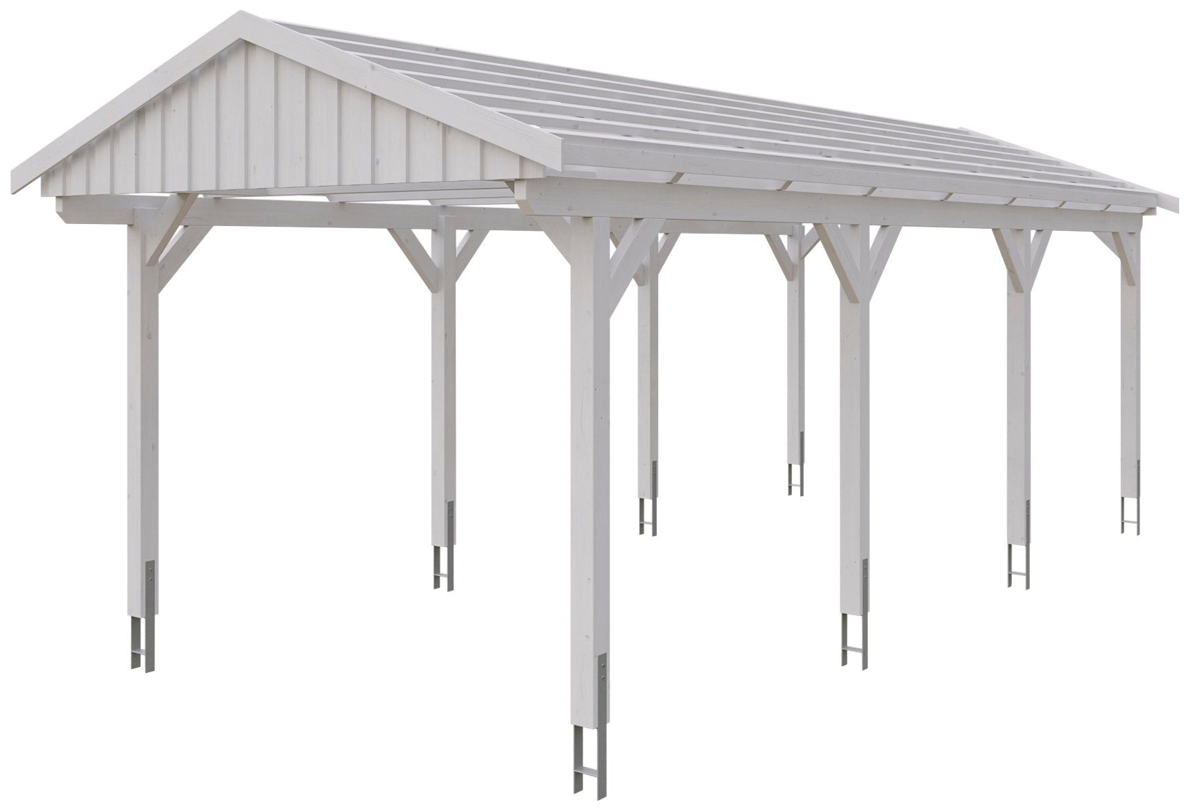 cm, 273 317x808 Fichtelberg, Skanholz cm Einfahrtshöhe, mit Dachlattung BxT: Einzelcarport