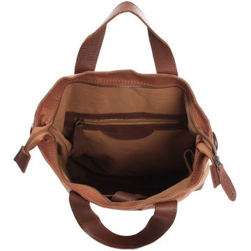 LECONI Umhängetasche Shopper Henkeltasche DIN A4 Damen Canvas Leder LE0037