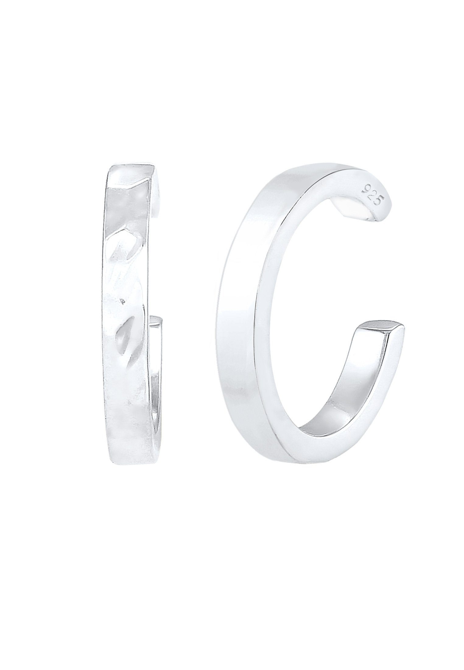 Elli Ohrklemme Earcuff Set Organic Look 925 Silber, Geo günstig online kaufen