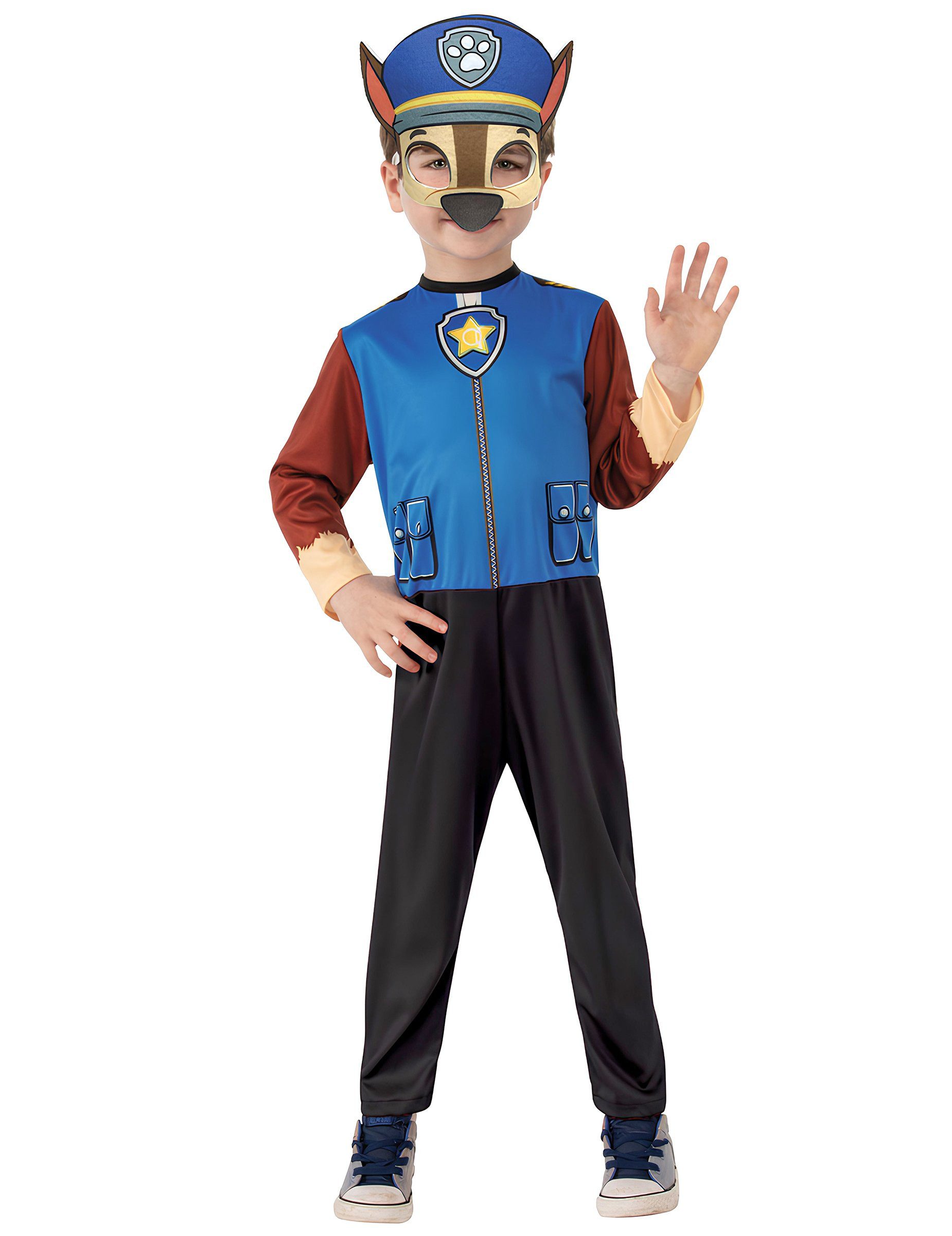 Kostüm Paw Patrol Kinderkostüm Chase Paw Patrol blau-braun